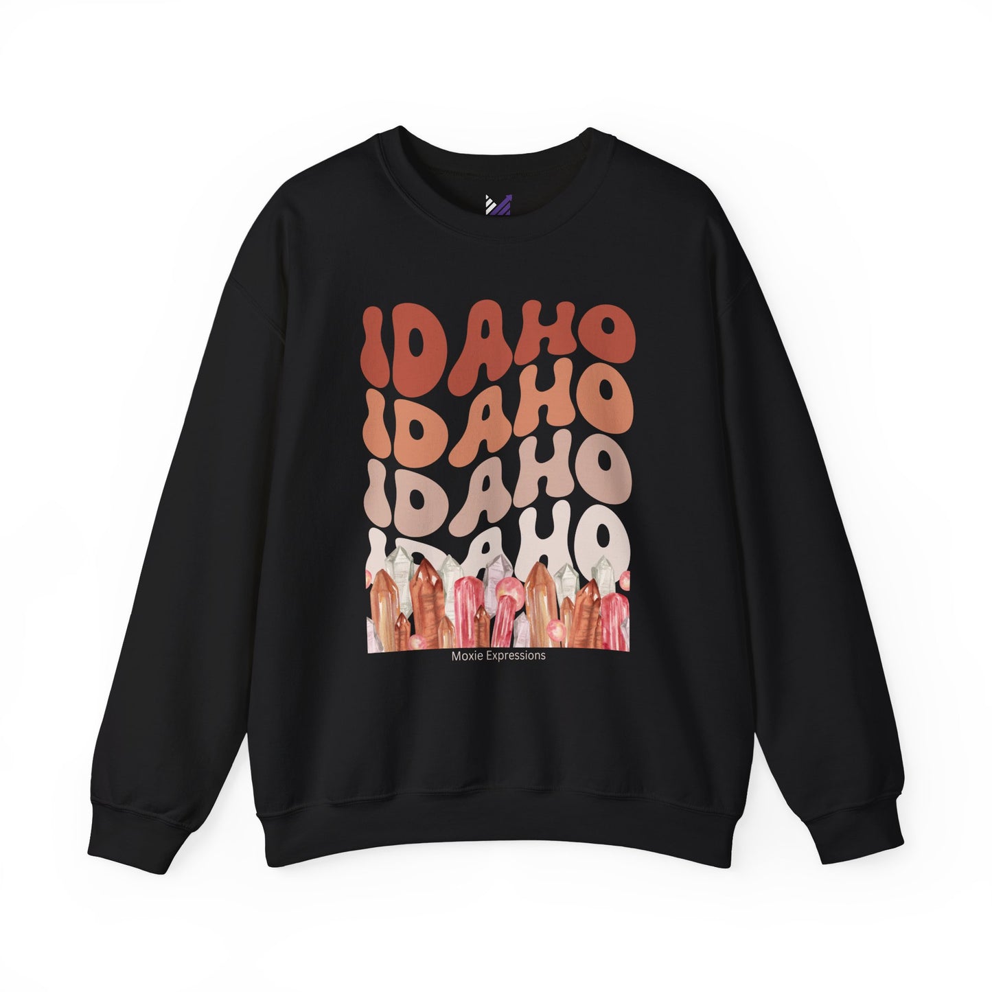Idaho Gemstone Fusion Unisex Crewneck Sweatshirt