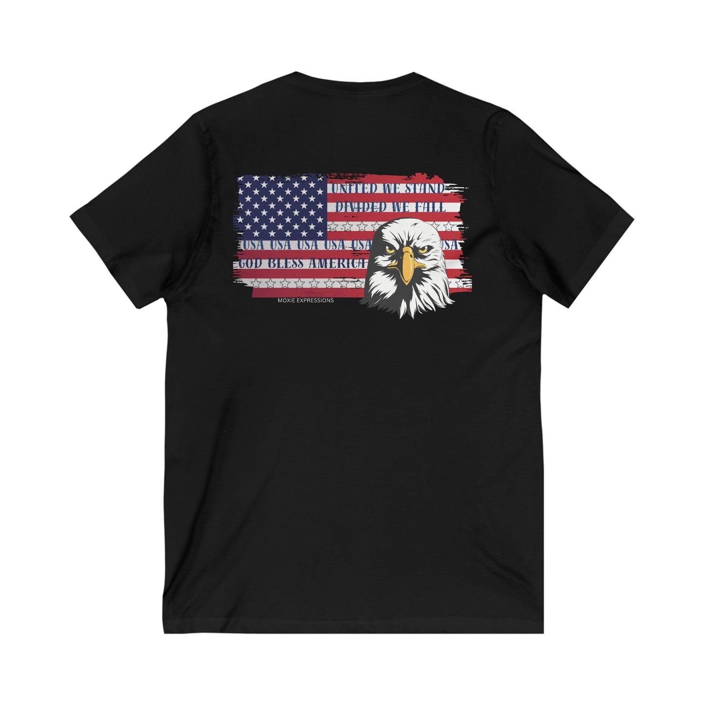 Eagle of Unity Unisex Jersey Short Sleeve V-Neck Tee