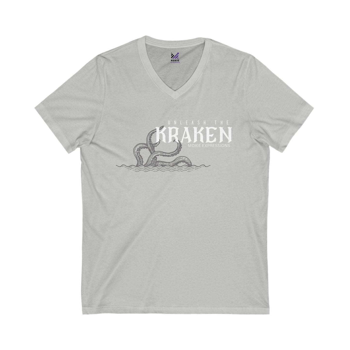 Kraken Wrath Unisex Jersey Short Sleeve V-Neck Tee