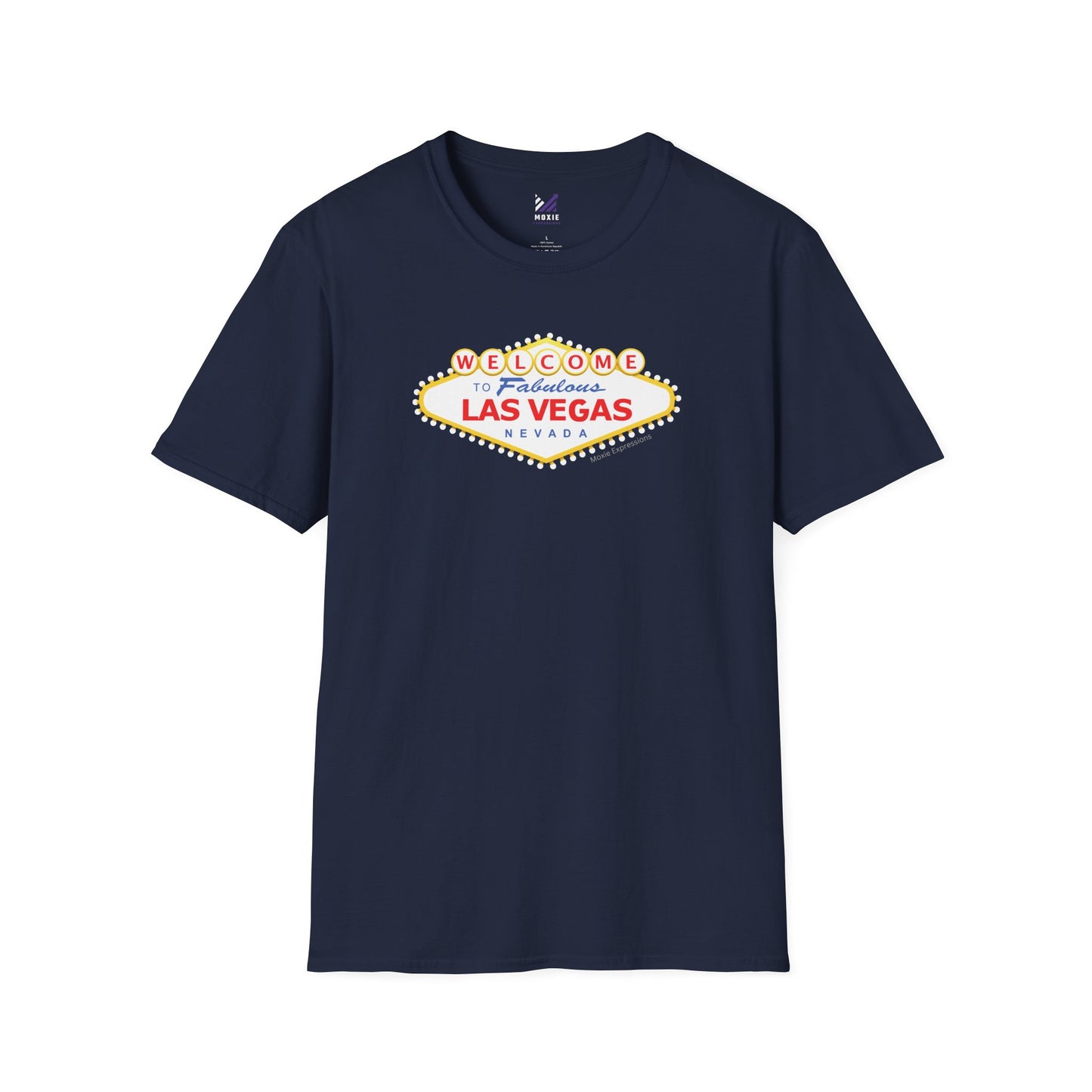 Vegas Vibes Unisex Softstyle Crewneck T-Shirt