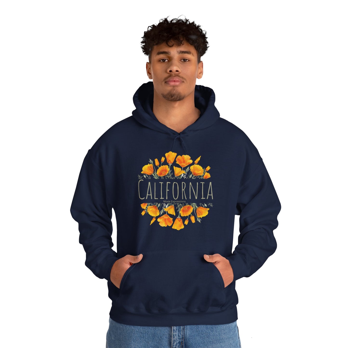 Golden Bloom Unisex Hooded Sweatshirt