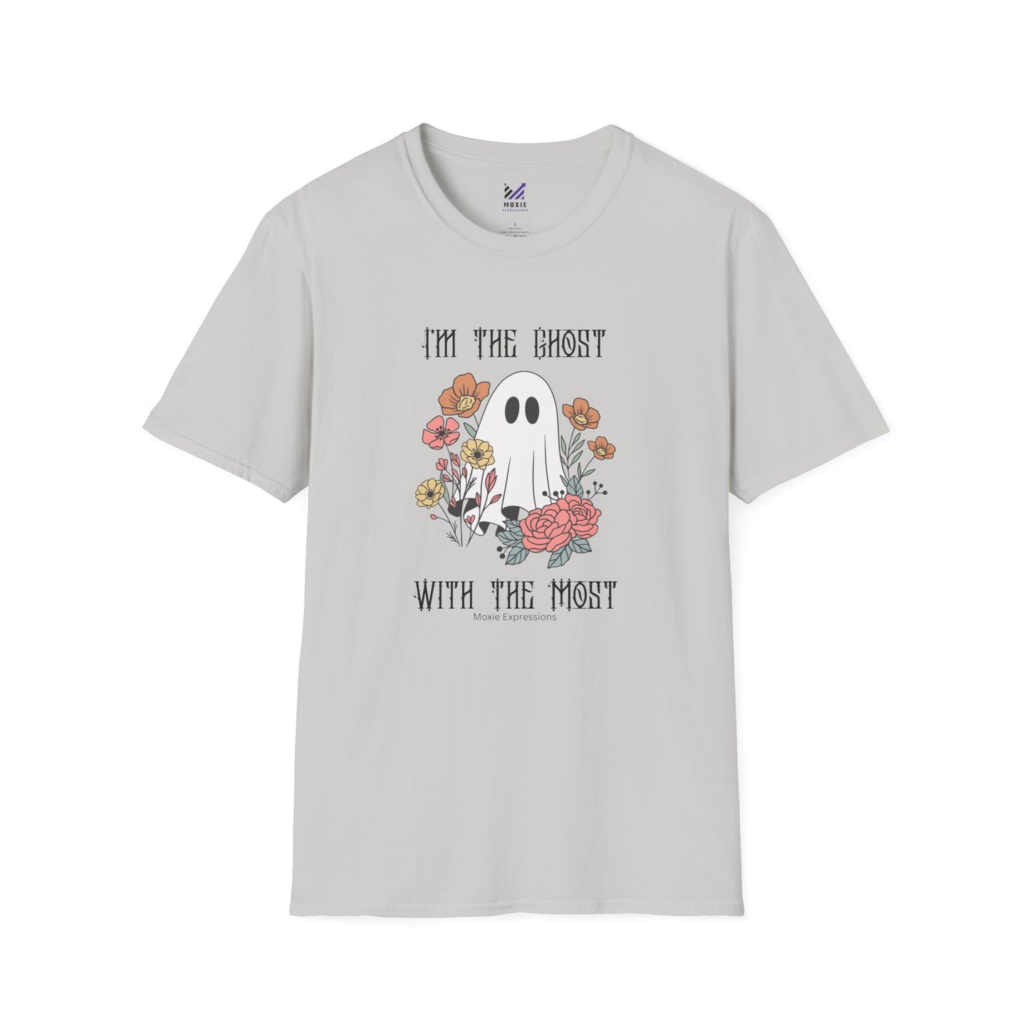 Ghost with the Most Unisex Softstyle Crewneck T-Shirt