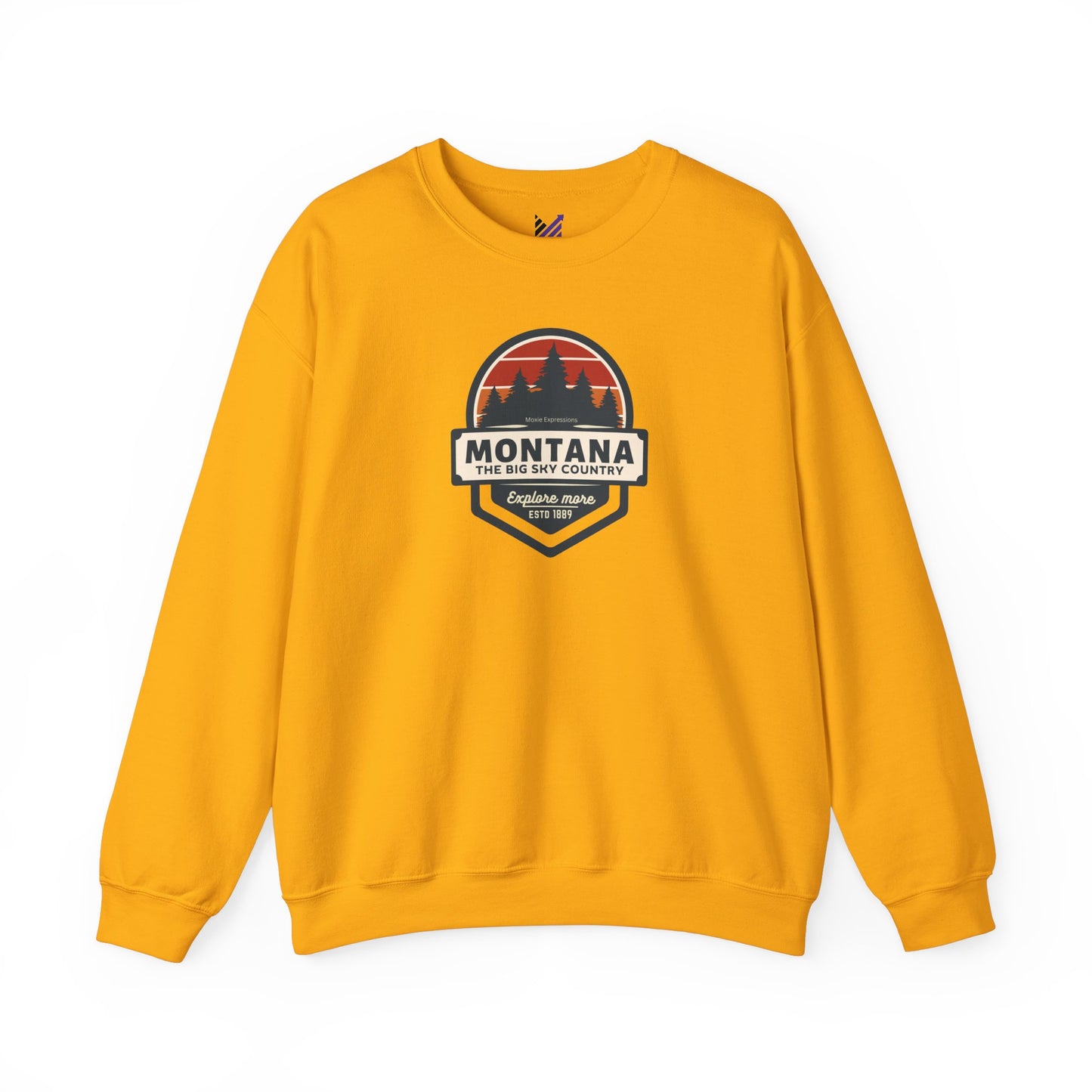 Montana Big Sky "Explore More" Unisex Crewneck Sweatshirt