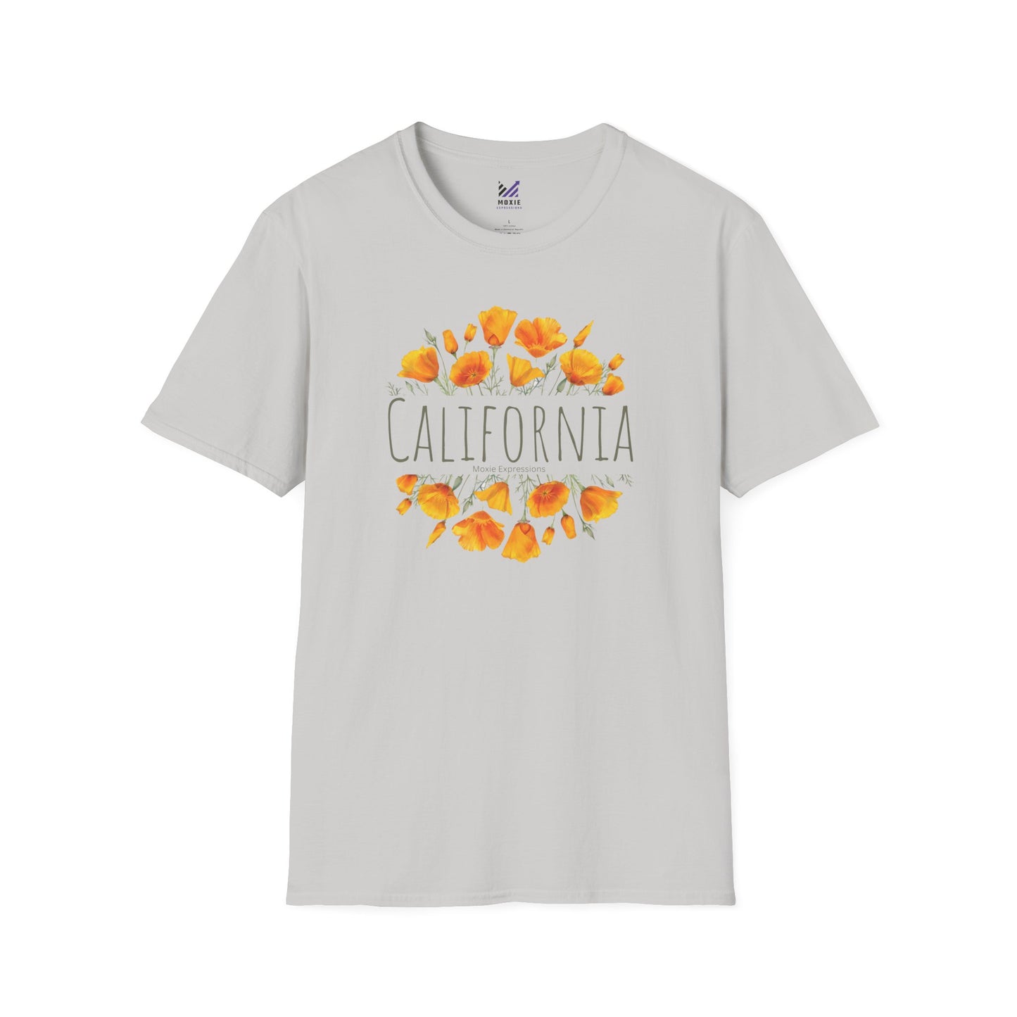 Golden Bloom Unisex Softstyle Crewneck T-Shirt
