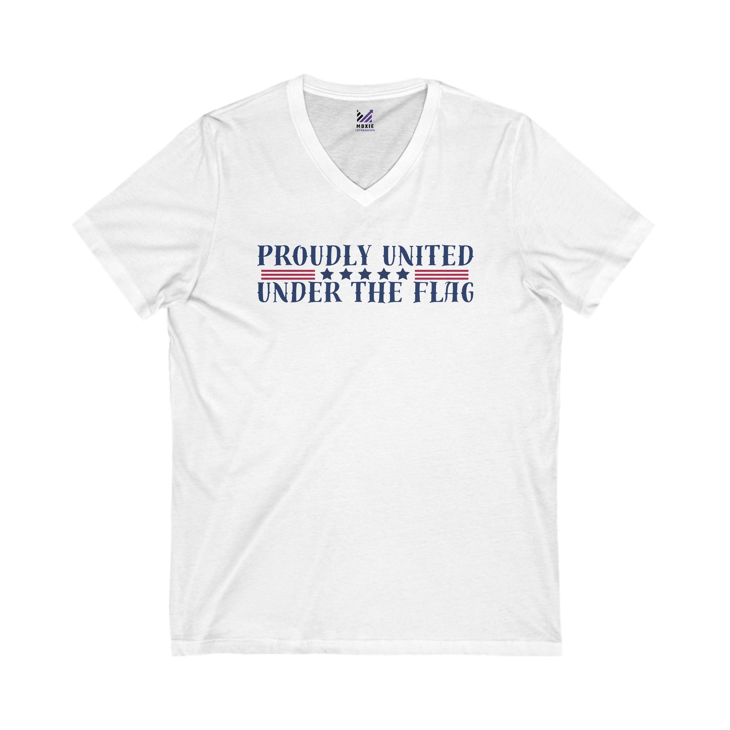 Eagle of Unity Unisex Jersey Short Sleeve V-Neck Tee