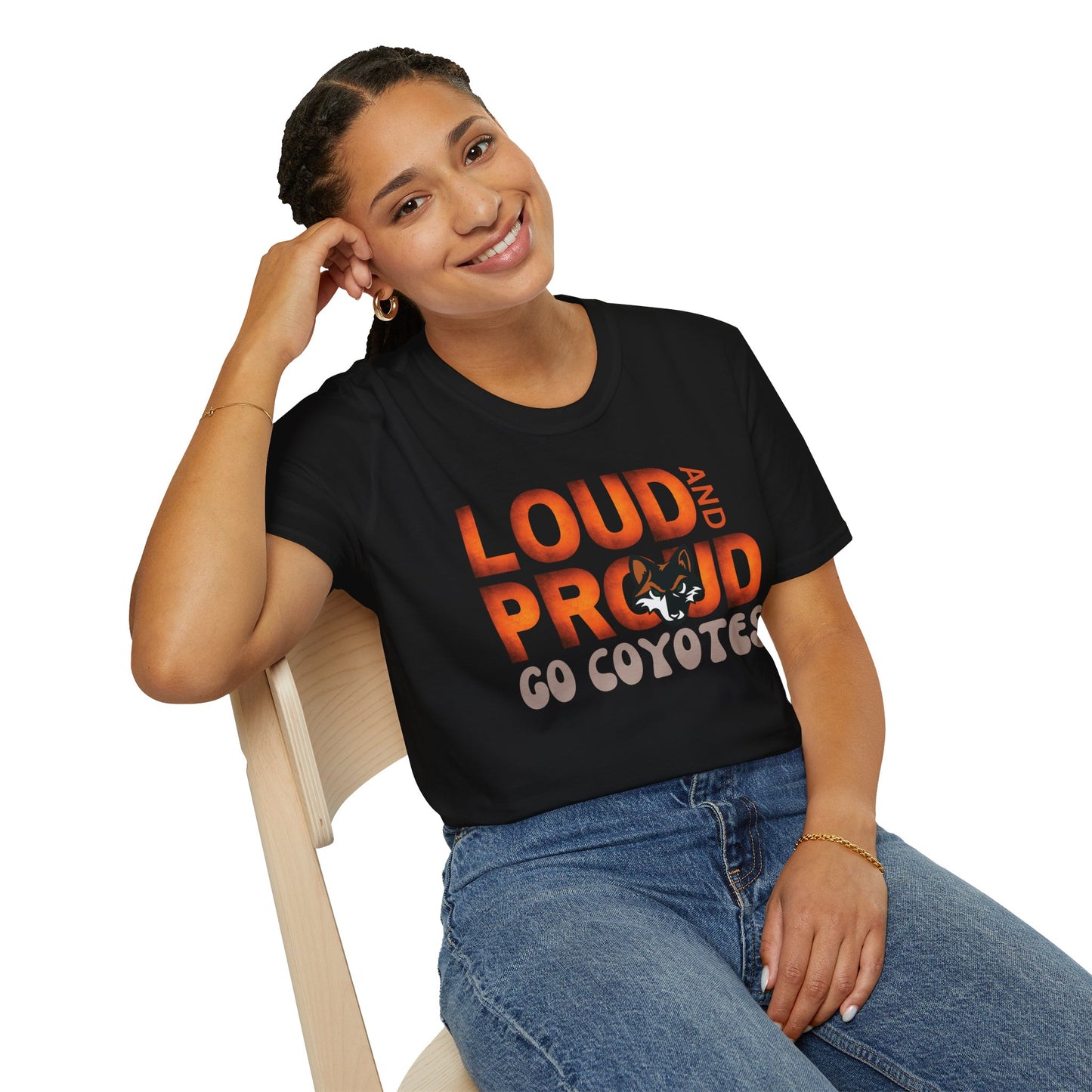 Campo Cheer - Loud & Proud Unisex Softstyle Crewneck T-Shirt