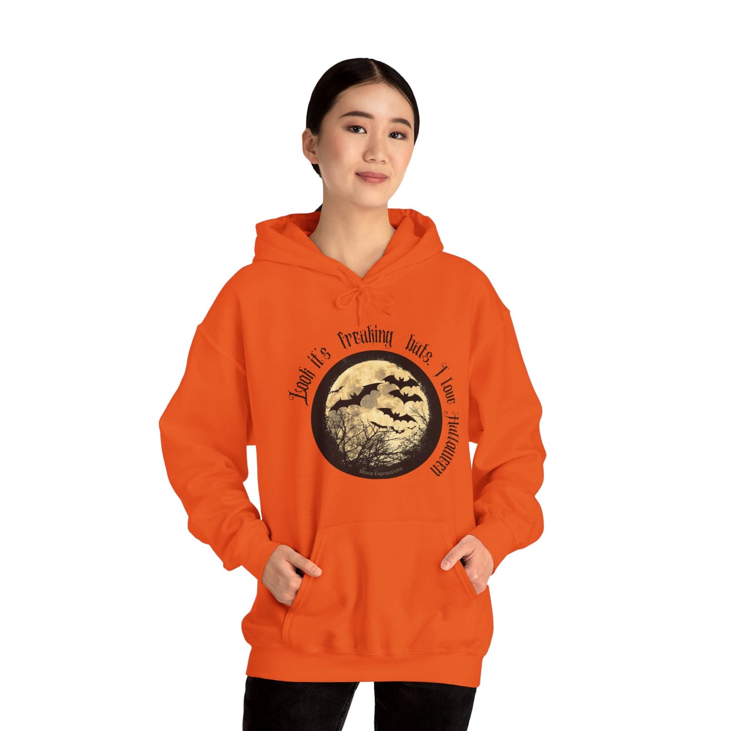 Twilight Bats Unisex Hooded Sweatshirt