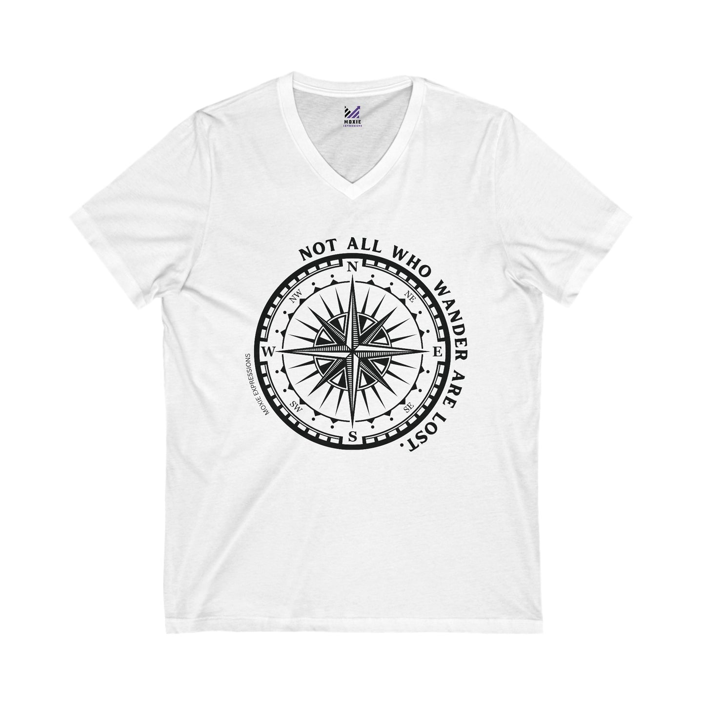 Wanderer's Creed Unisex Jersey Short Sleeve V-Neck Tee