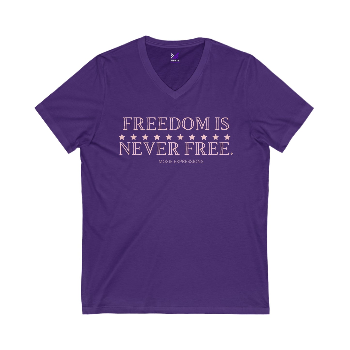 Freedom Guardian Unisex Jersey Short Sleeve V-Neck Tee