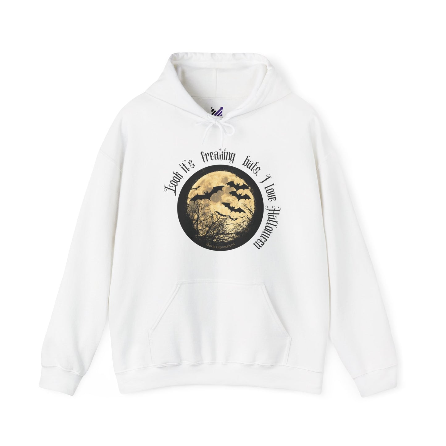 Twilight Bats Unisex Hooded Sweatshirt