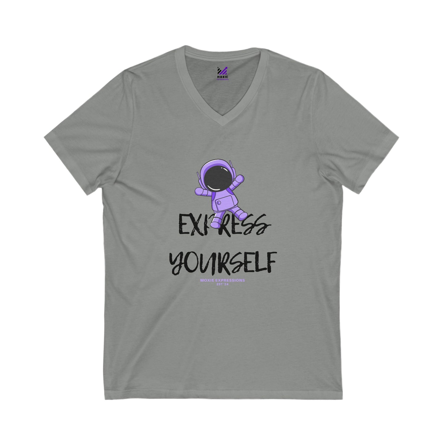 Stellar Explorer Unisex Jersey Short Sleeve V-Neck Tee