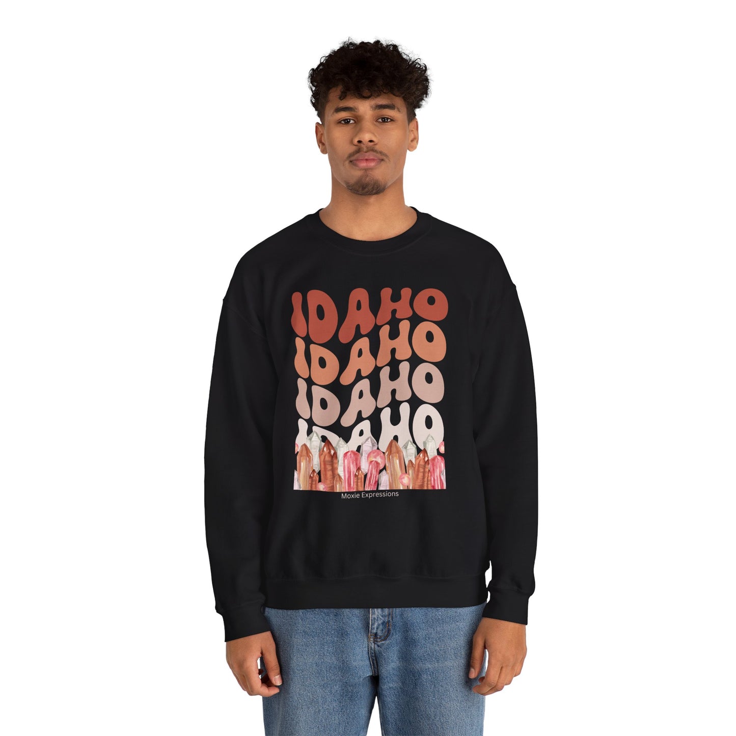 Idaho Gemstone Fusion Unisex Crewneck Sweatshirt