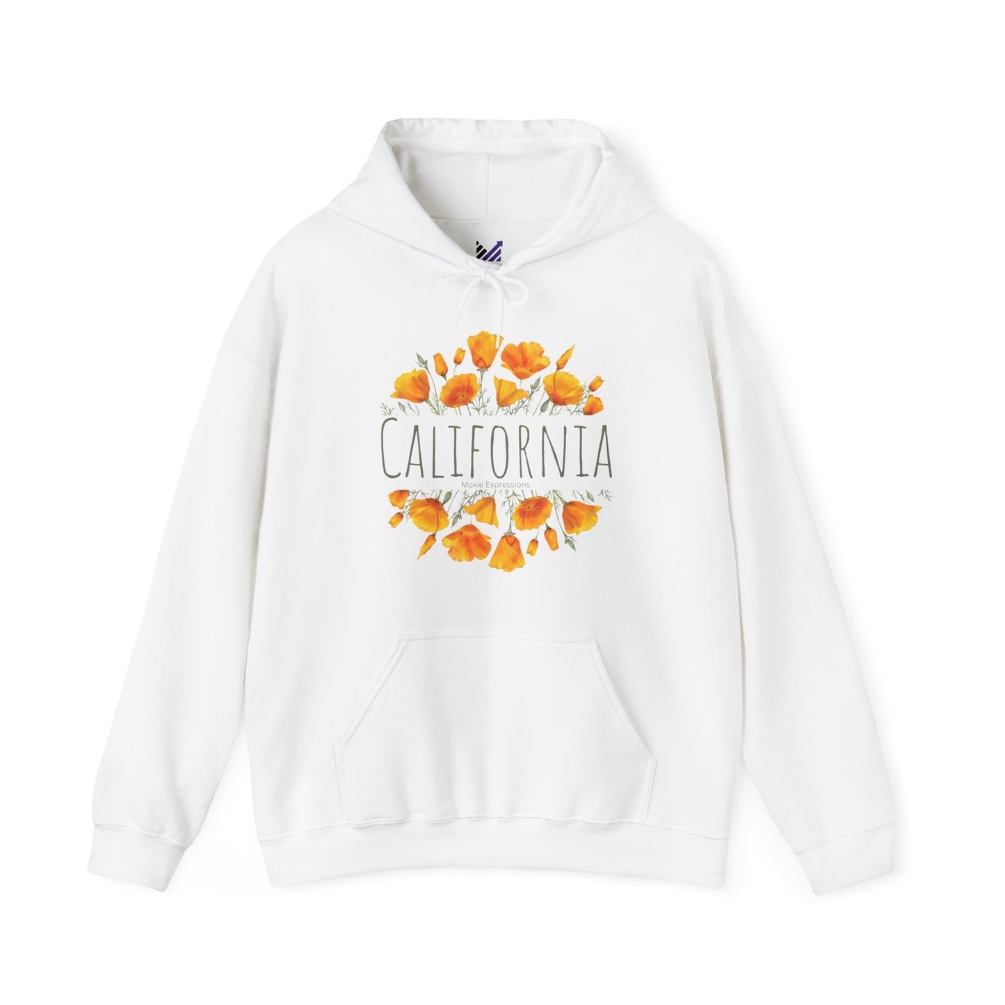 Golden Bloom Unisex Hooded Sweatshirt
