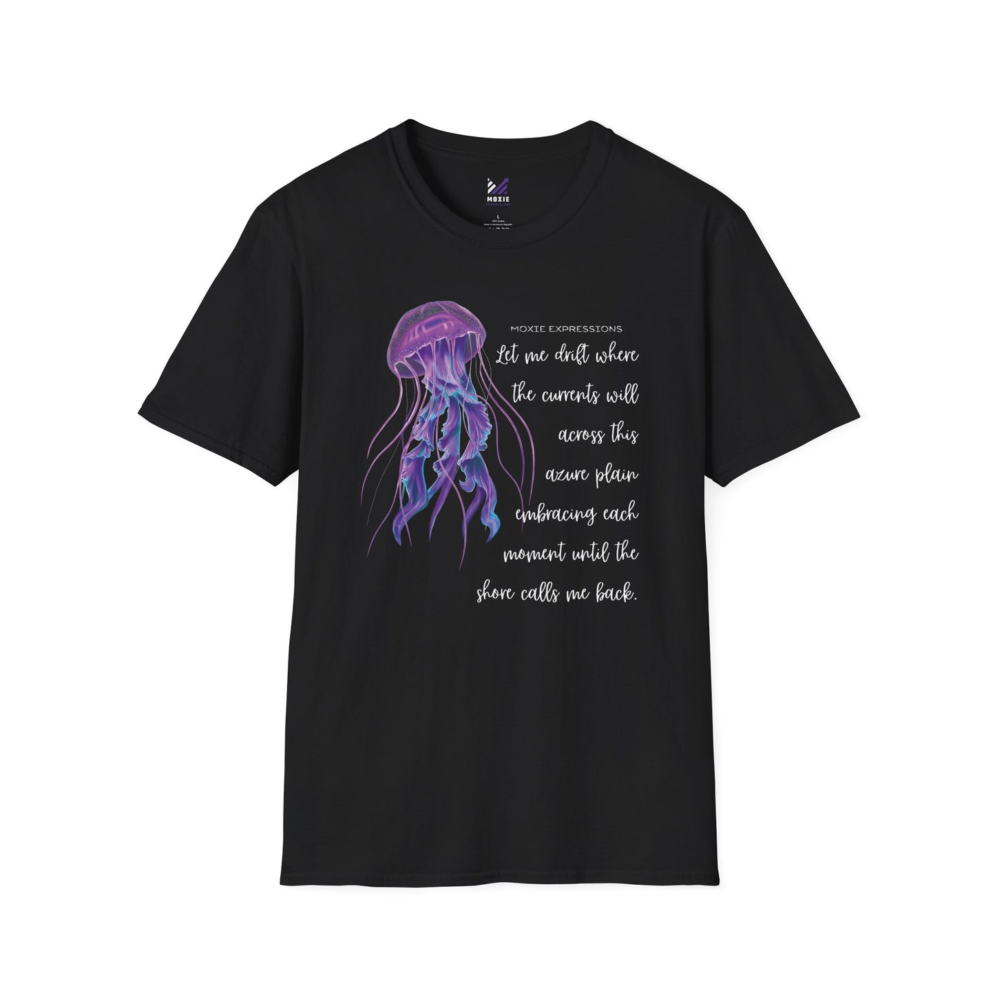 Ocean Whisper Unisex Softstyle Crewneck T-Shirt