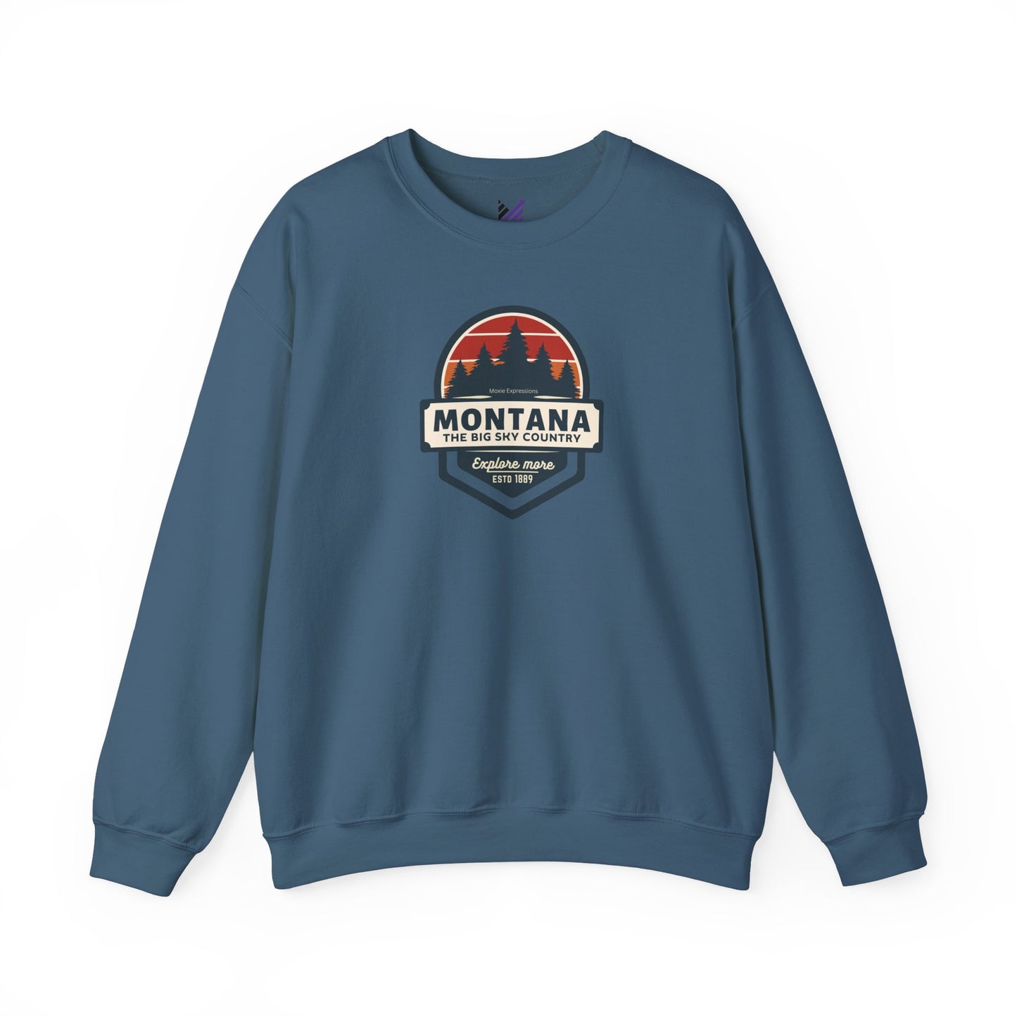 Montana Big Sky "Explore More" Unisex Crewneck Sweatshirt
