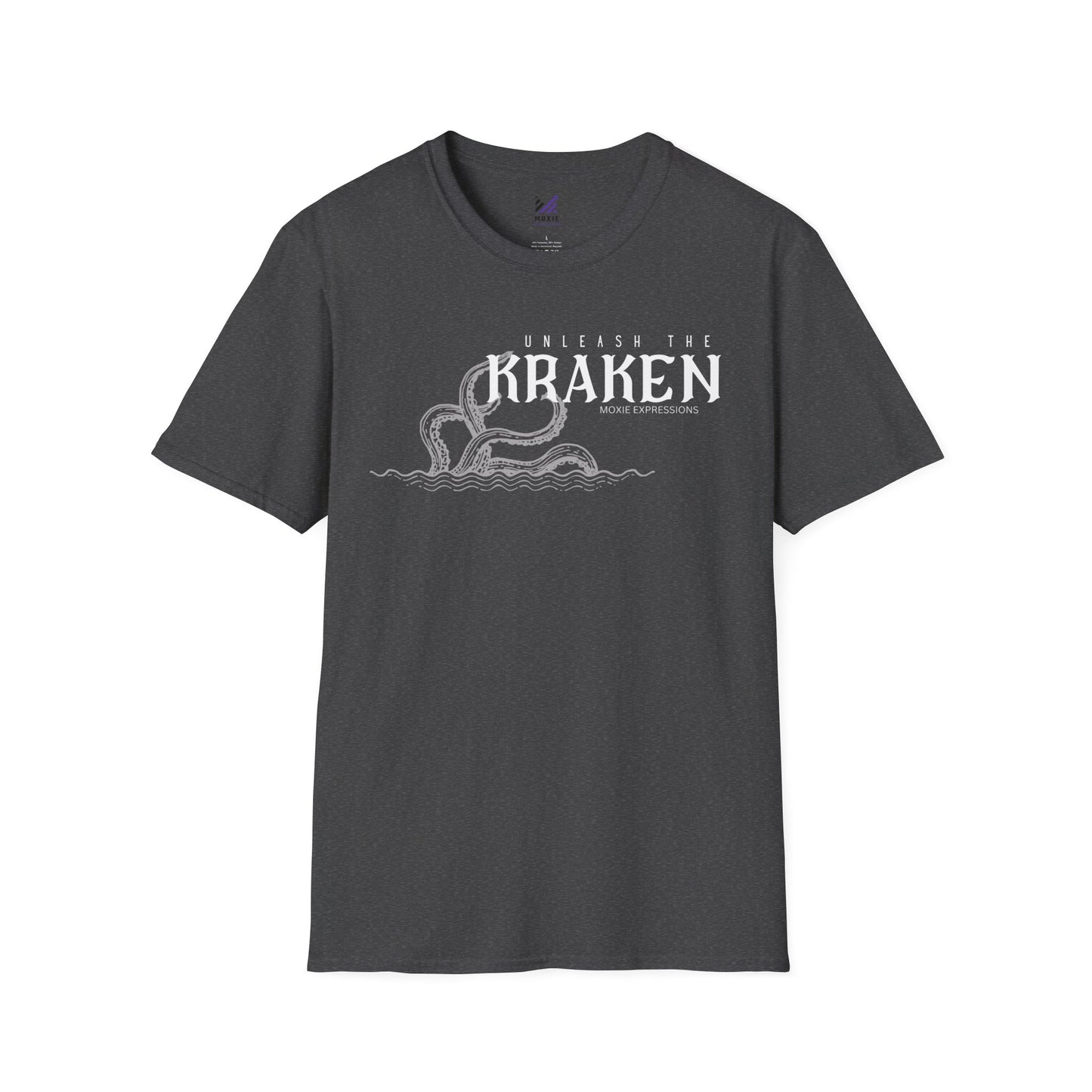 Kraken Storm Unisex Softstyle Crewneck T-Shirt