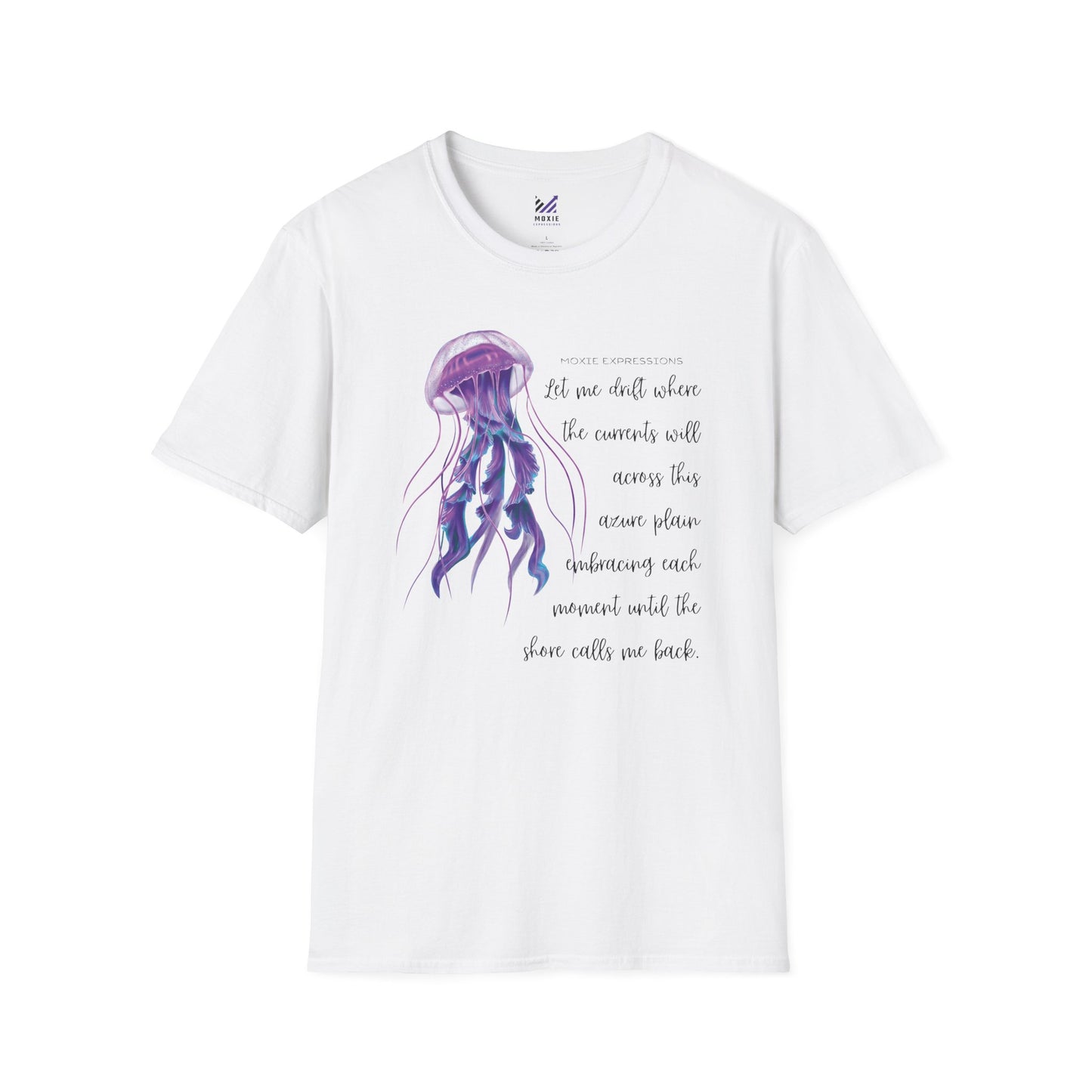 Ocean Whisper Unisex Softstyle Crewneck T-Shirt