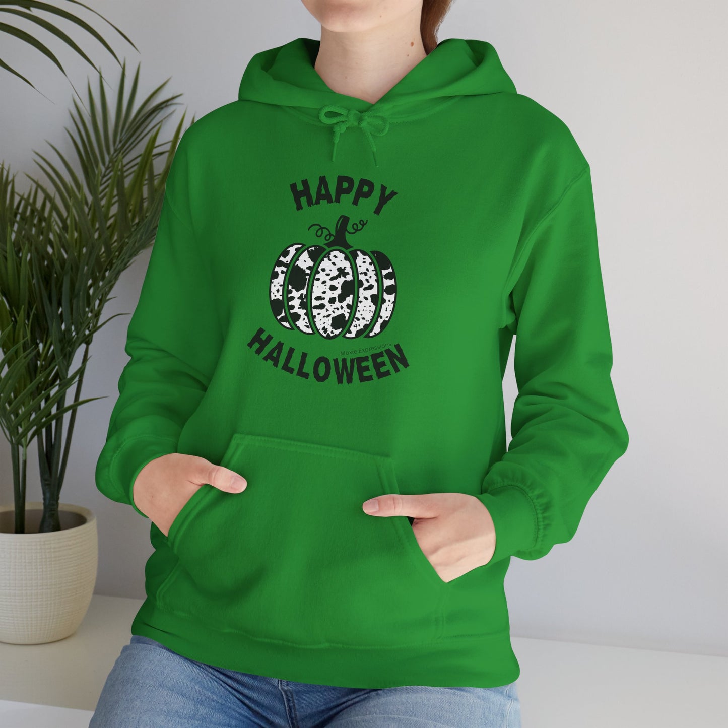 Cow Pumpkin Patch Unisex Hooded Sweatshirt