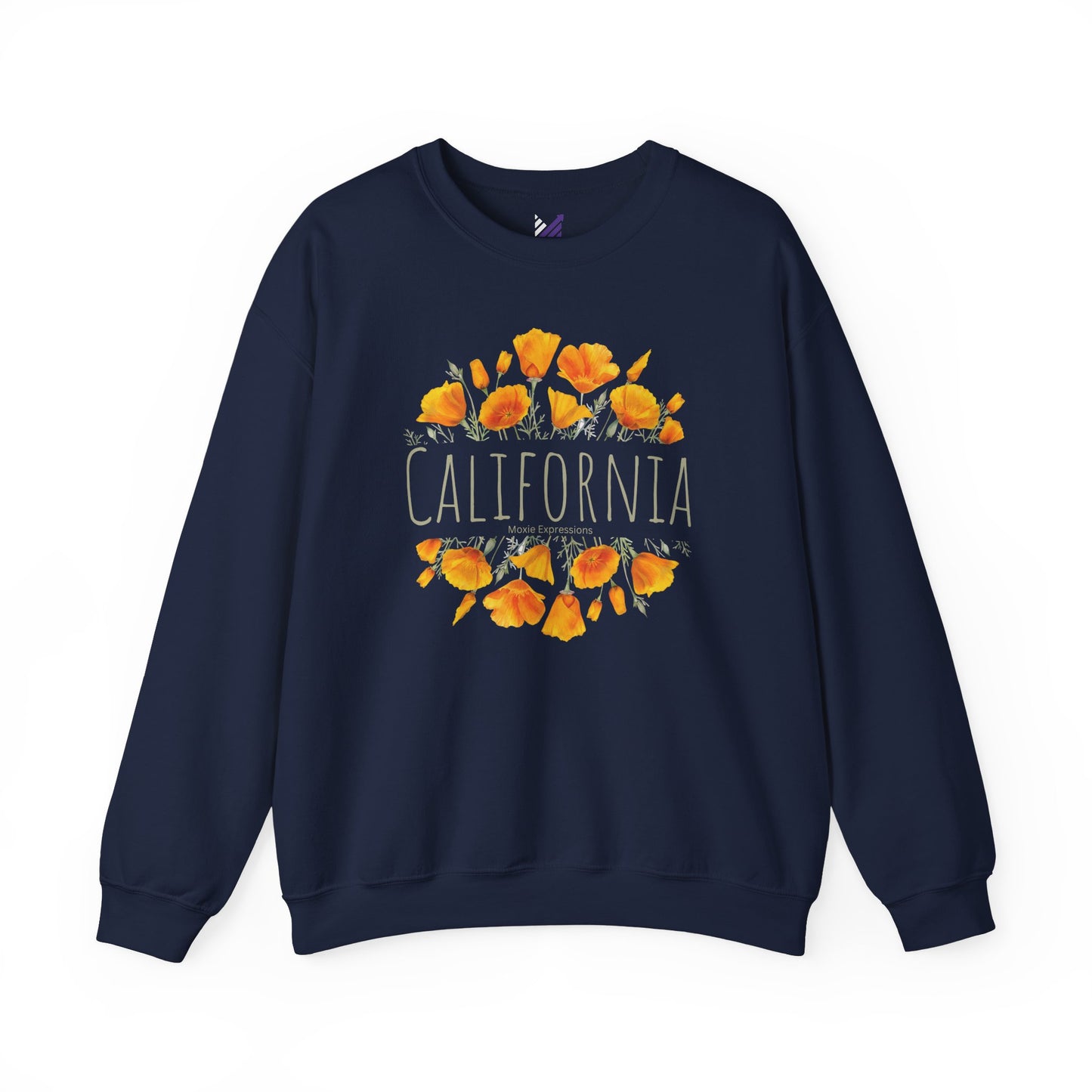 Golden Bloom Unisex Crewneck Sweatshirt