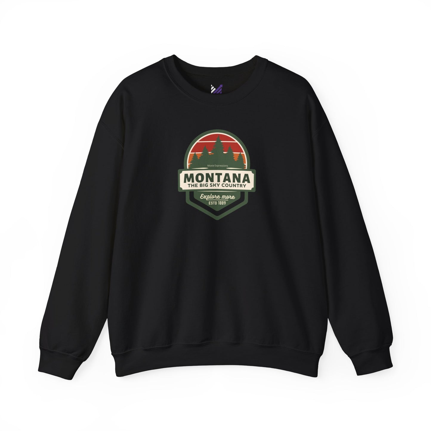 Montana Big Sky "Explore More" Unisex Crewneck Sweatshirt