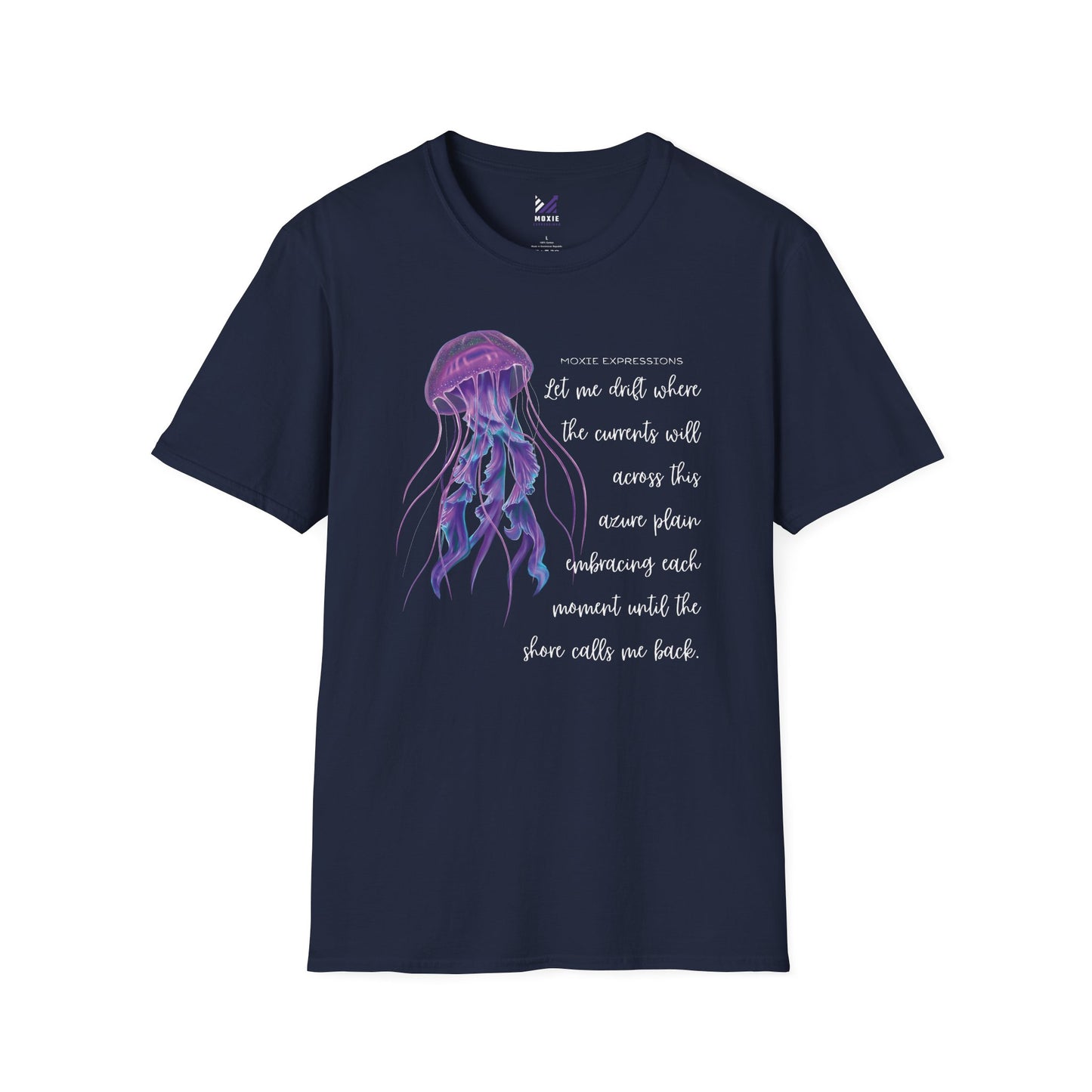 Ocean Whisper Unisex Softstyle Crewneck T-Shirt