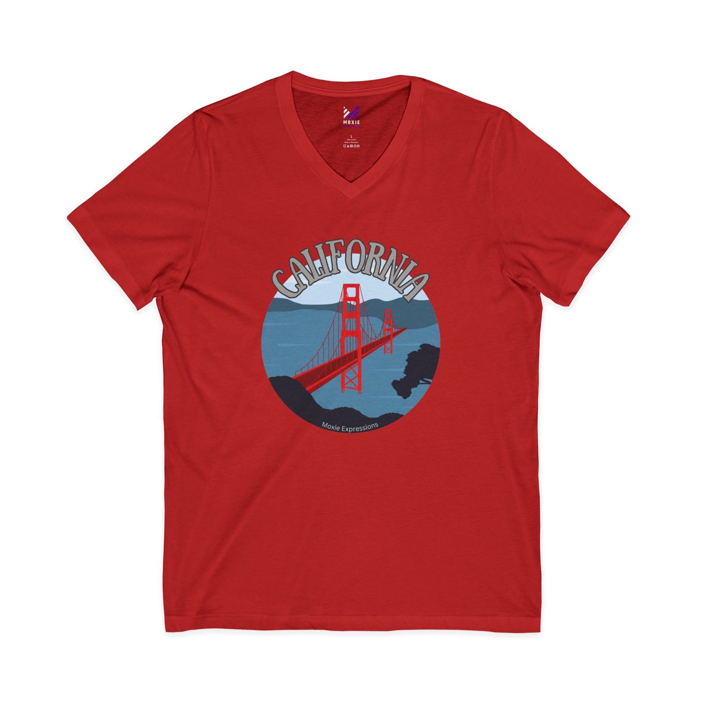 Bridges of Glory Unisex Jersey Short Sleeve V-Neck Tee