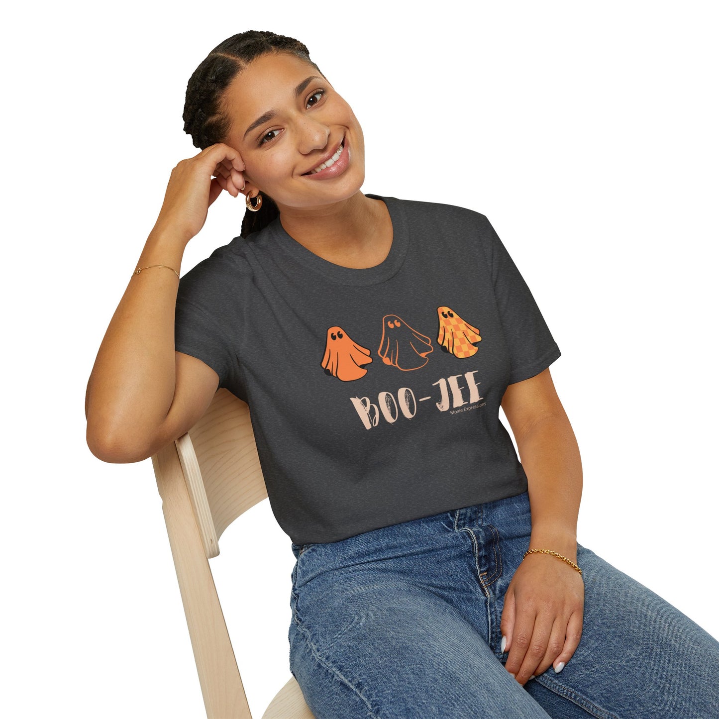 Ghost Glam Unisex Softstyle Crewneck T-Shirt