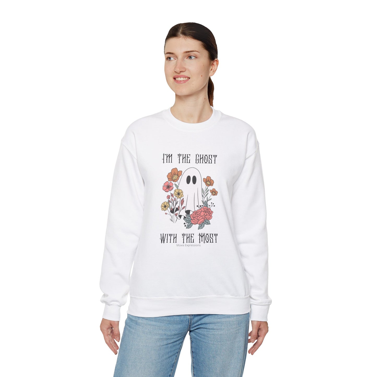 Ghost with the Most Unisex Crewneck Sweatshirt