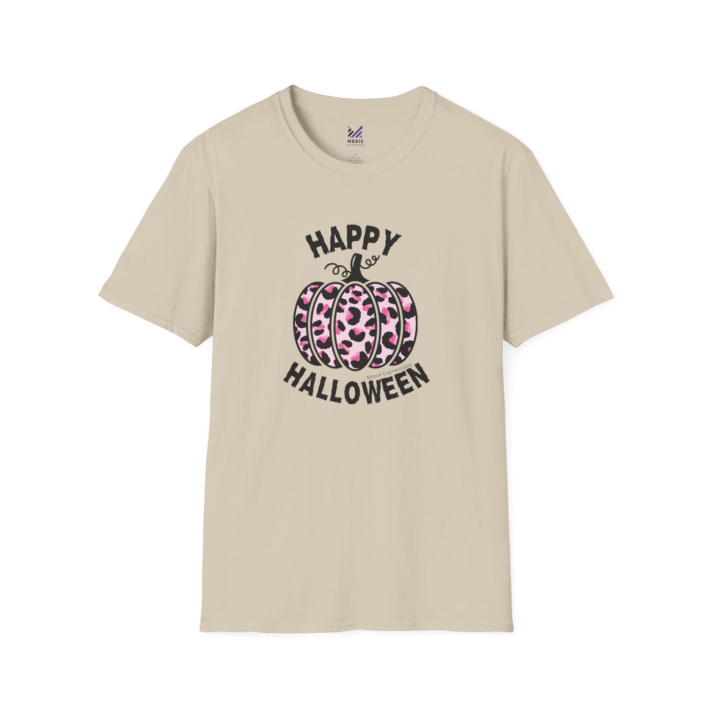 Sassy Pink Pumpkin Patch Unisex Softstyle Crewneck T-Shirt