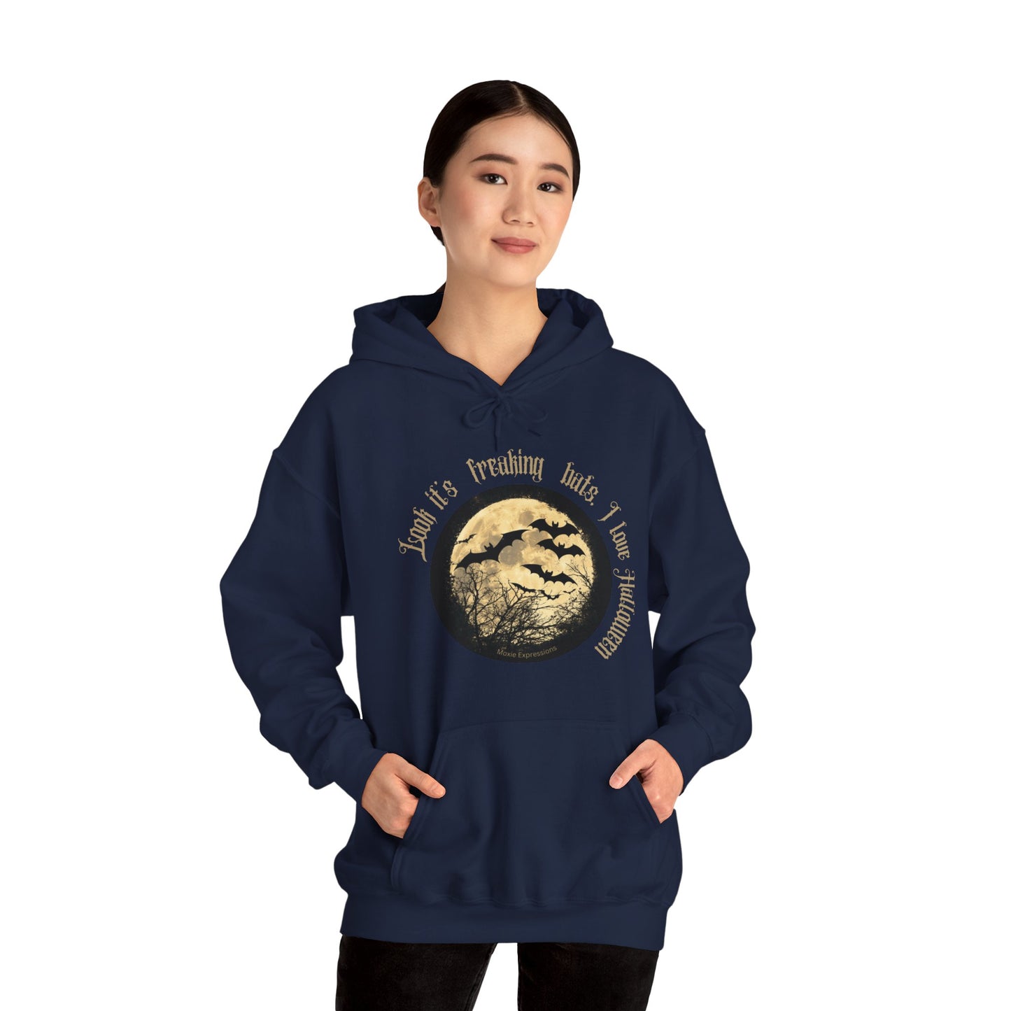 Twilight Bats Unisex Hooded Sweatshirt