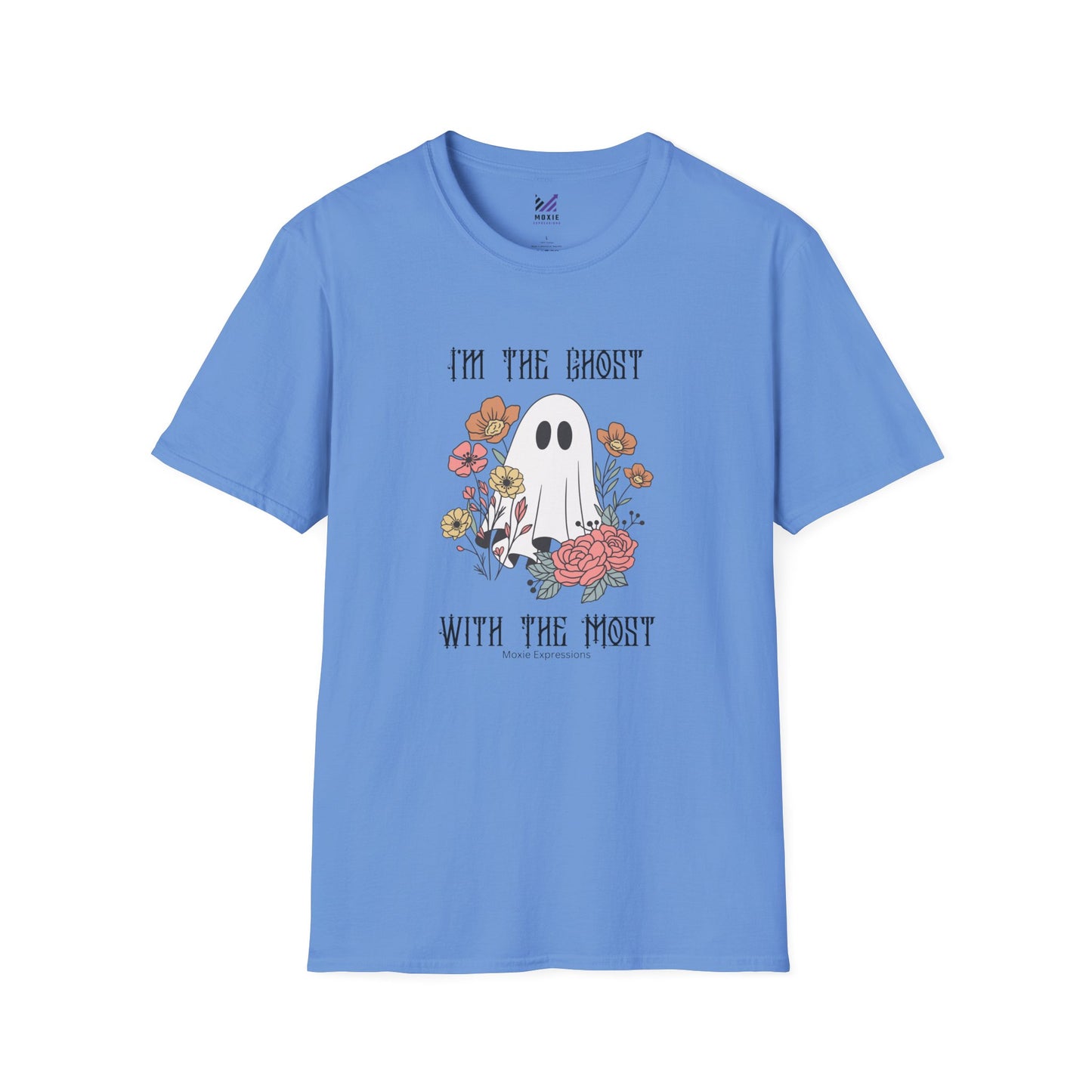 Ghost with the Most Unisex Softstyle Crewneck T-Shirt