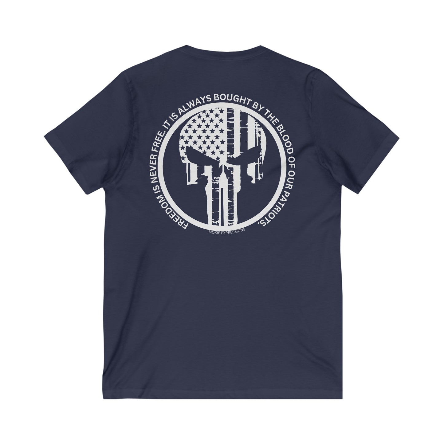 Freedom Guardian Unisex Jersey Short Sleeve V-Neck Tee