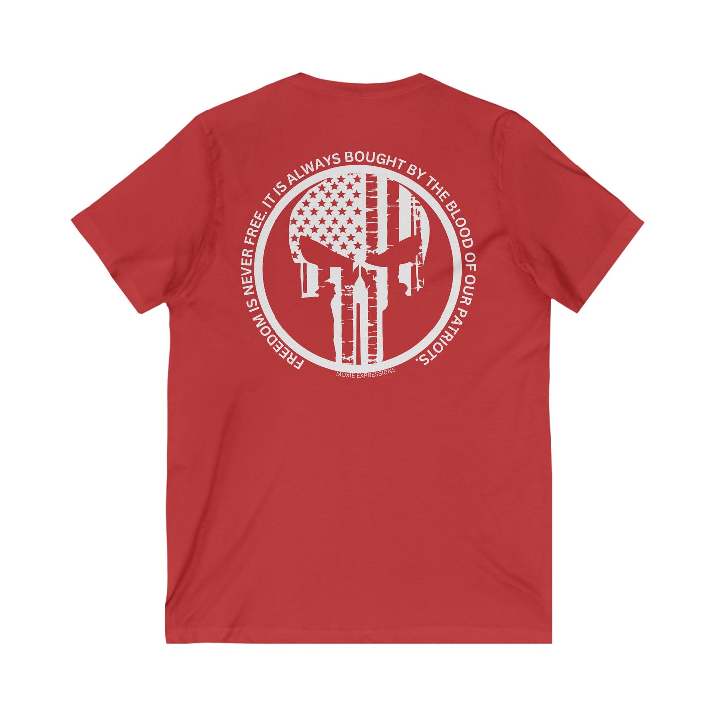 Freedom Guardian Unisex Jersey Short Sleeve V-Neck Tee