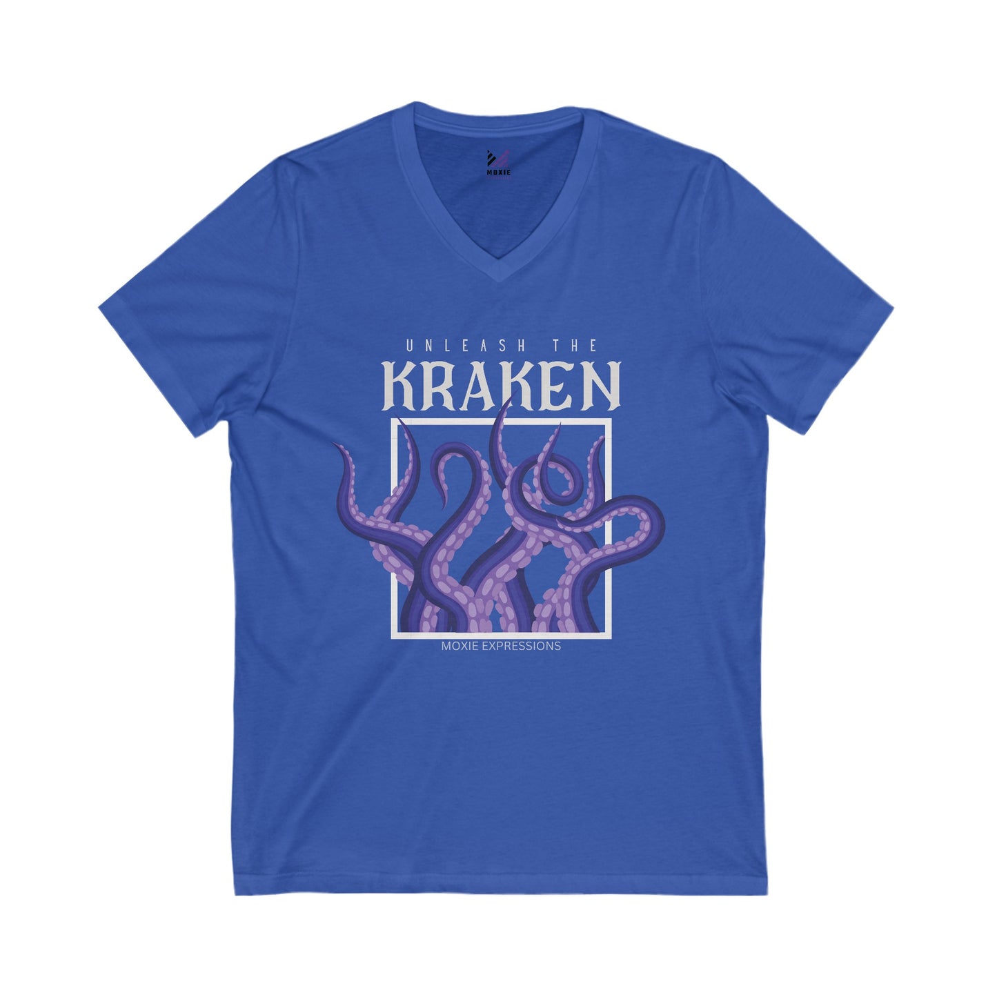 Unleash the Depths Unisex Jersey Short Sleeve V-Neck Tee