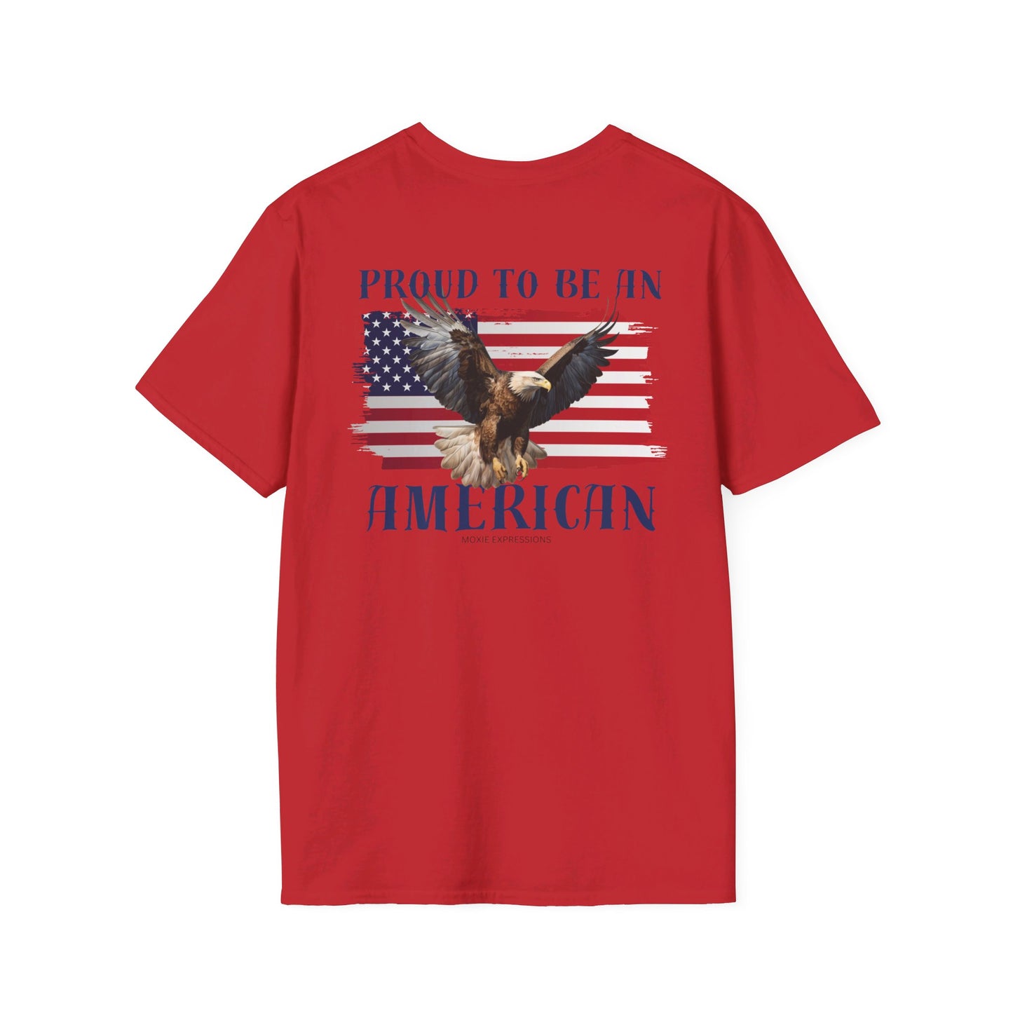 Proud Patriot Unisex Softstyle Crewneck T-Shirt