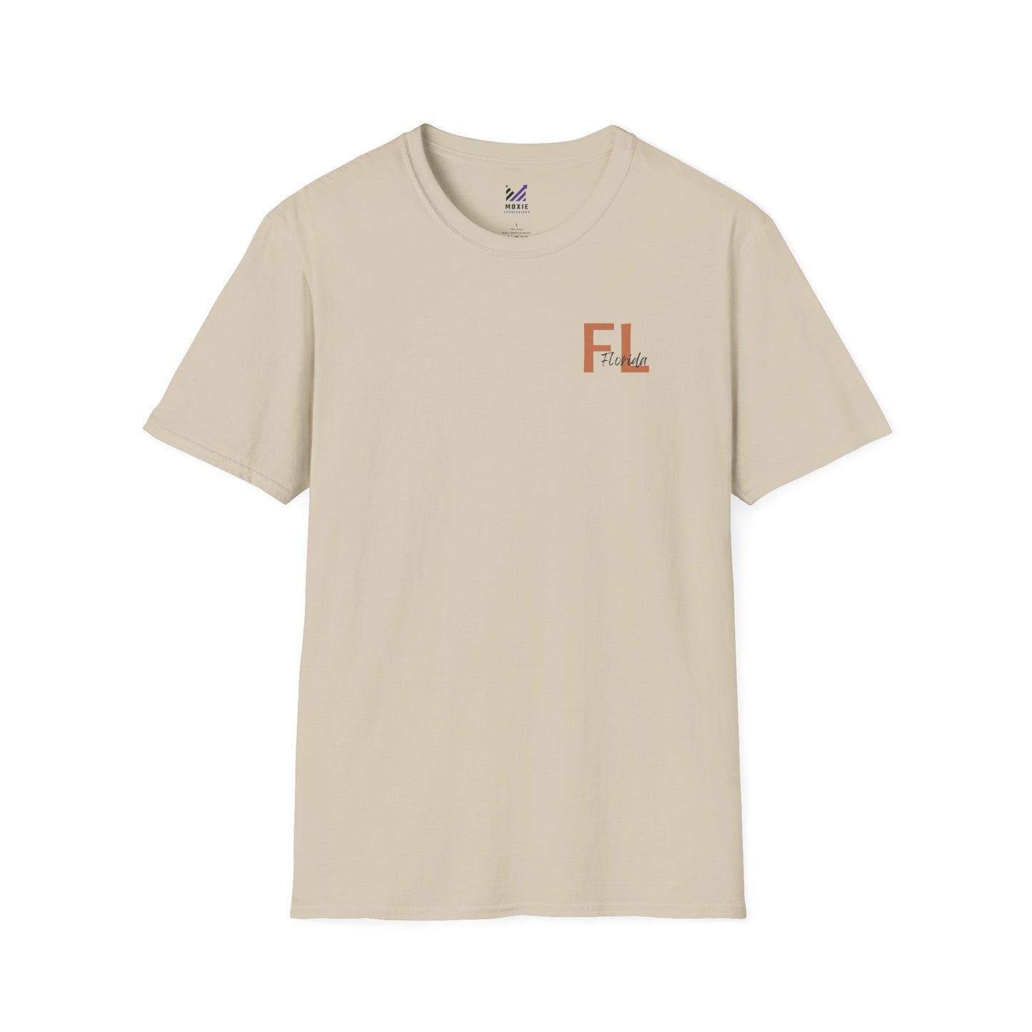 Florida Sunset Currents Unisex Softstyle Crewneck T-Shirt