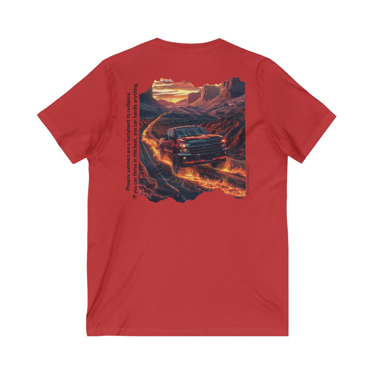 Embrace the Sun Unisex Jersey Short Sleeve V-Neck Tee