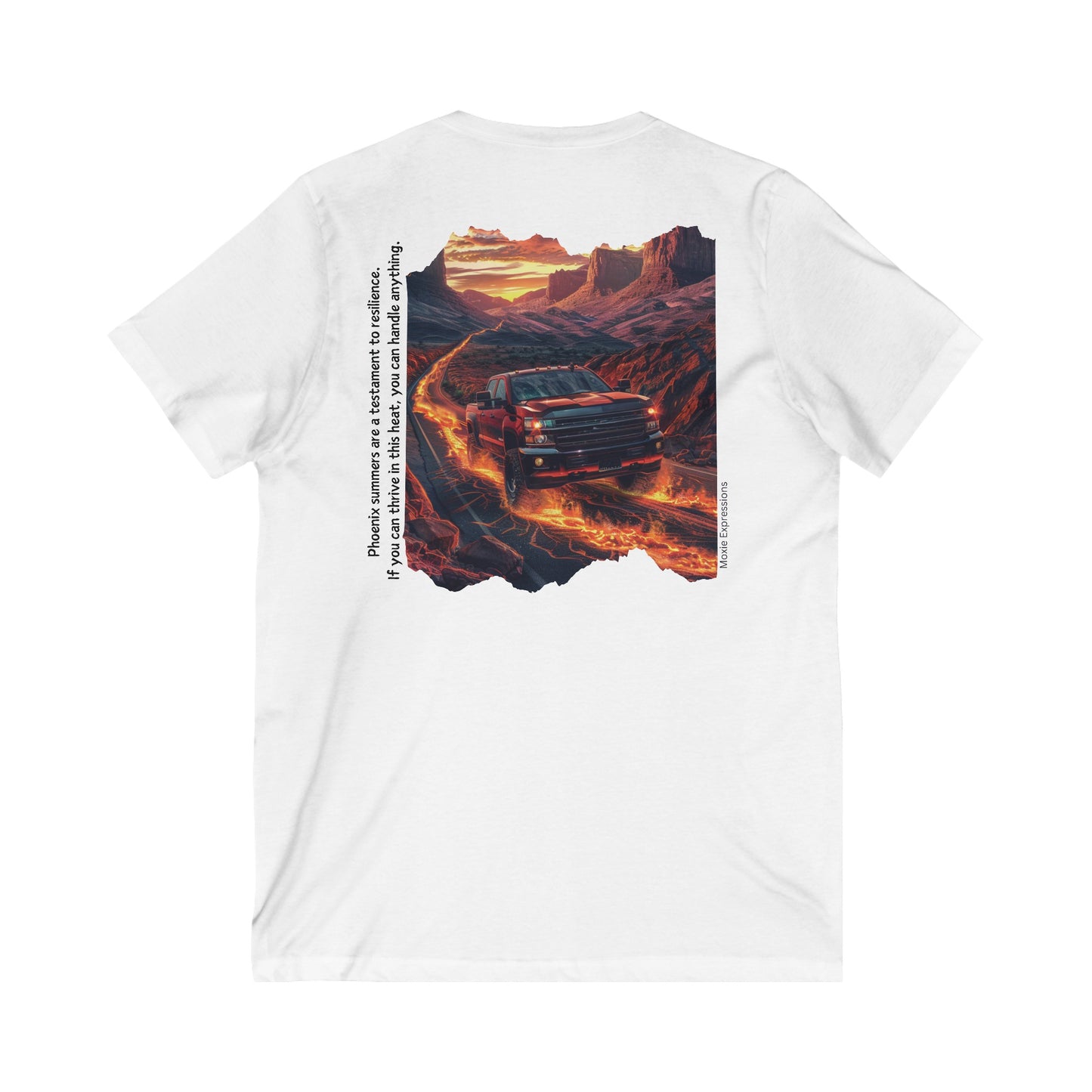 Embrace the Sun Unisex Jersey Short Sleeve V-Neck Tee