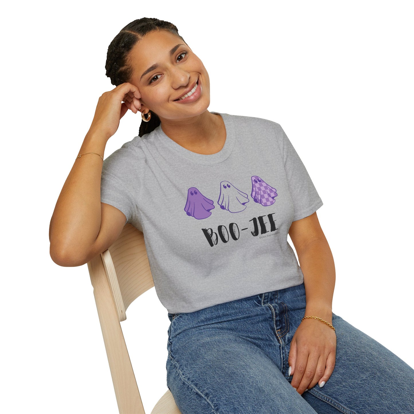 Ghost Glam Unisex Softstyle Crewneck T-Shirt