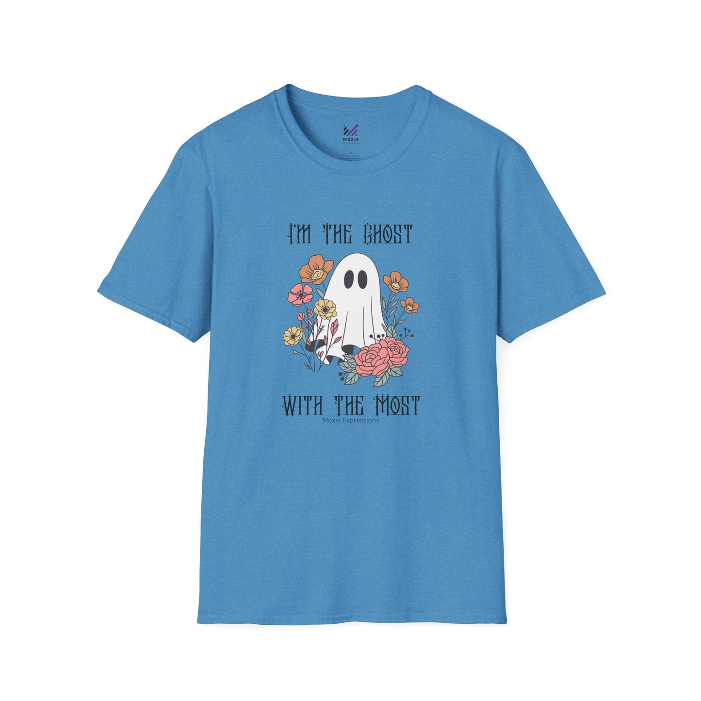 Ghost with the Most Unisex Softstyle Crewneck T-Shirt