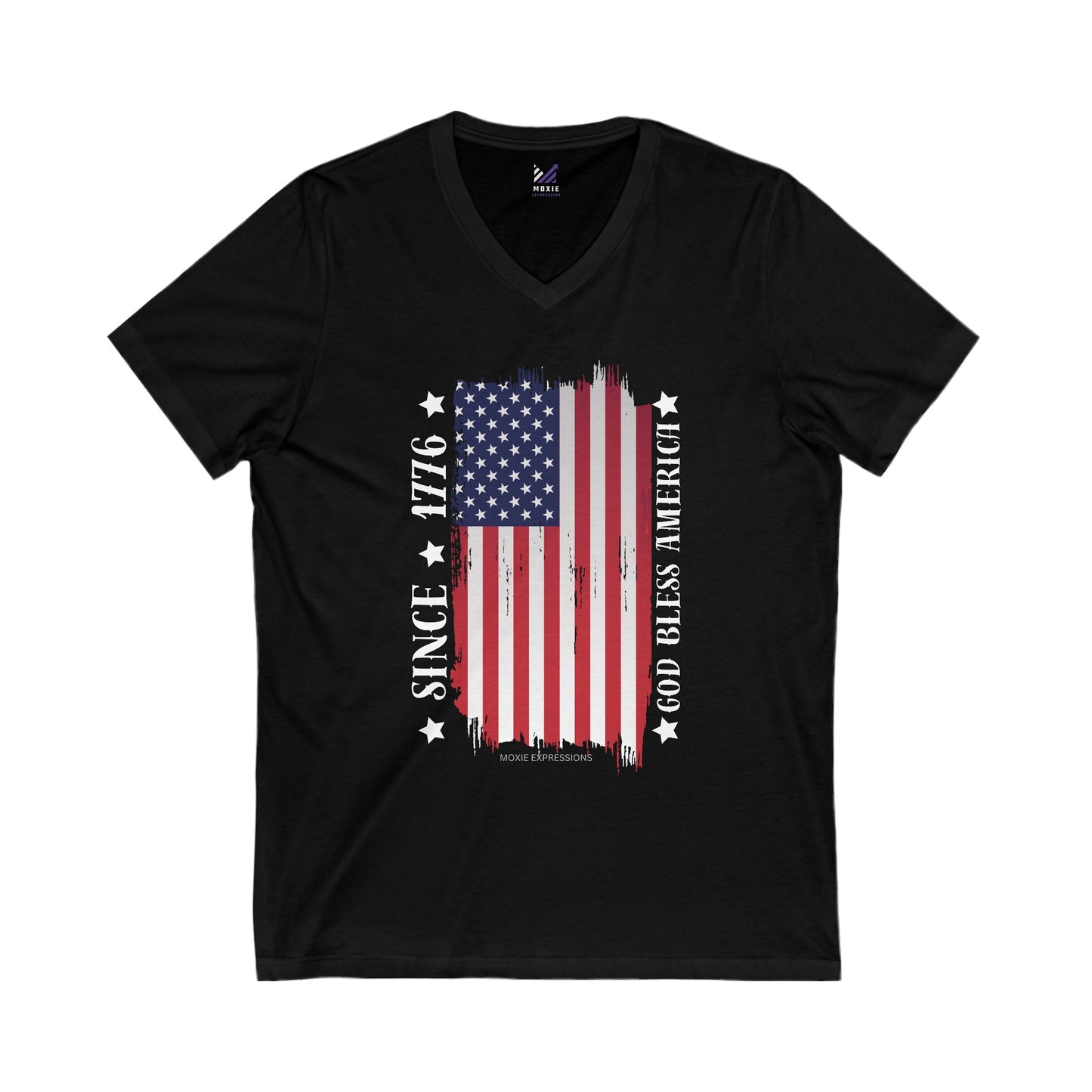 Patriot's Pride Unisex Jersey Short Sleeve V-Neck Tee