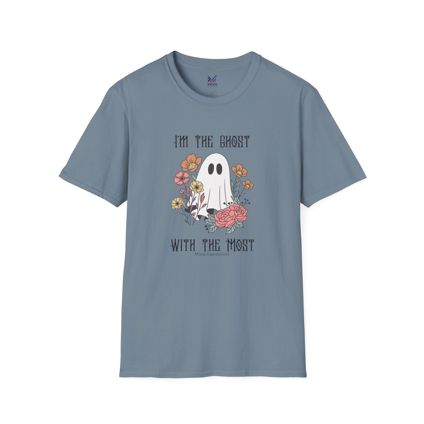 Ghost with the Most Unisex Softstyle Crewneck T-Shirt