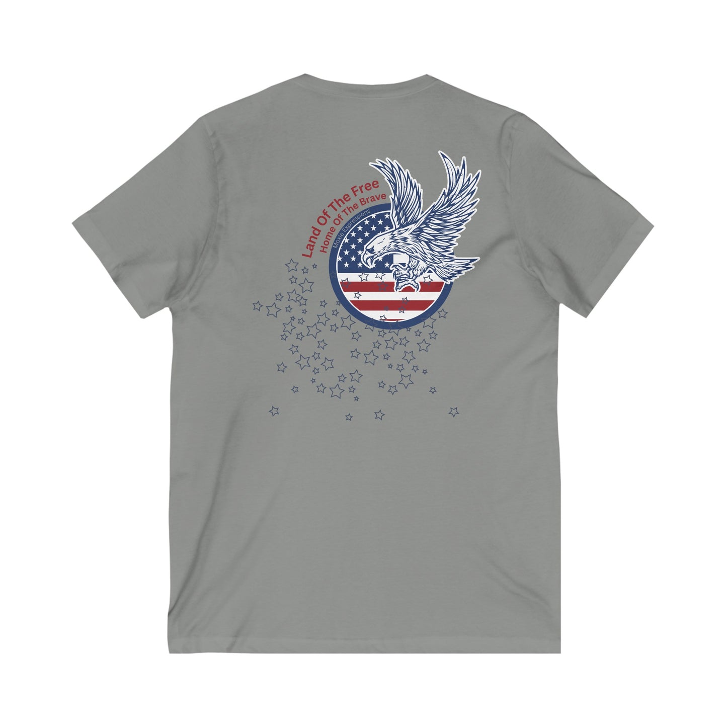 Brave Eagle Unisex Jersey Short Sleeve V-Neck Tee