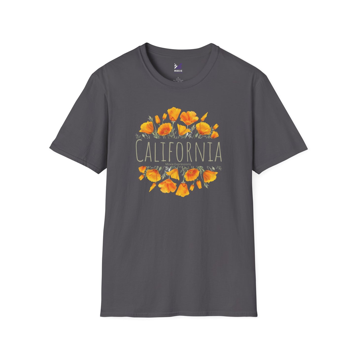 Golden Bloom Unisex Softstyle Crewneck T-Shirt