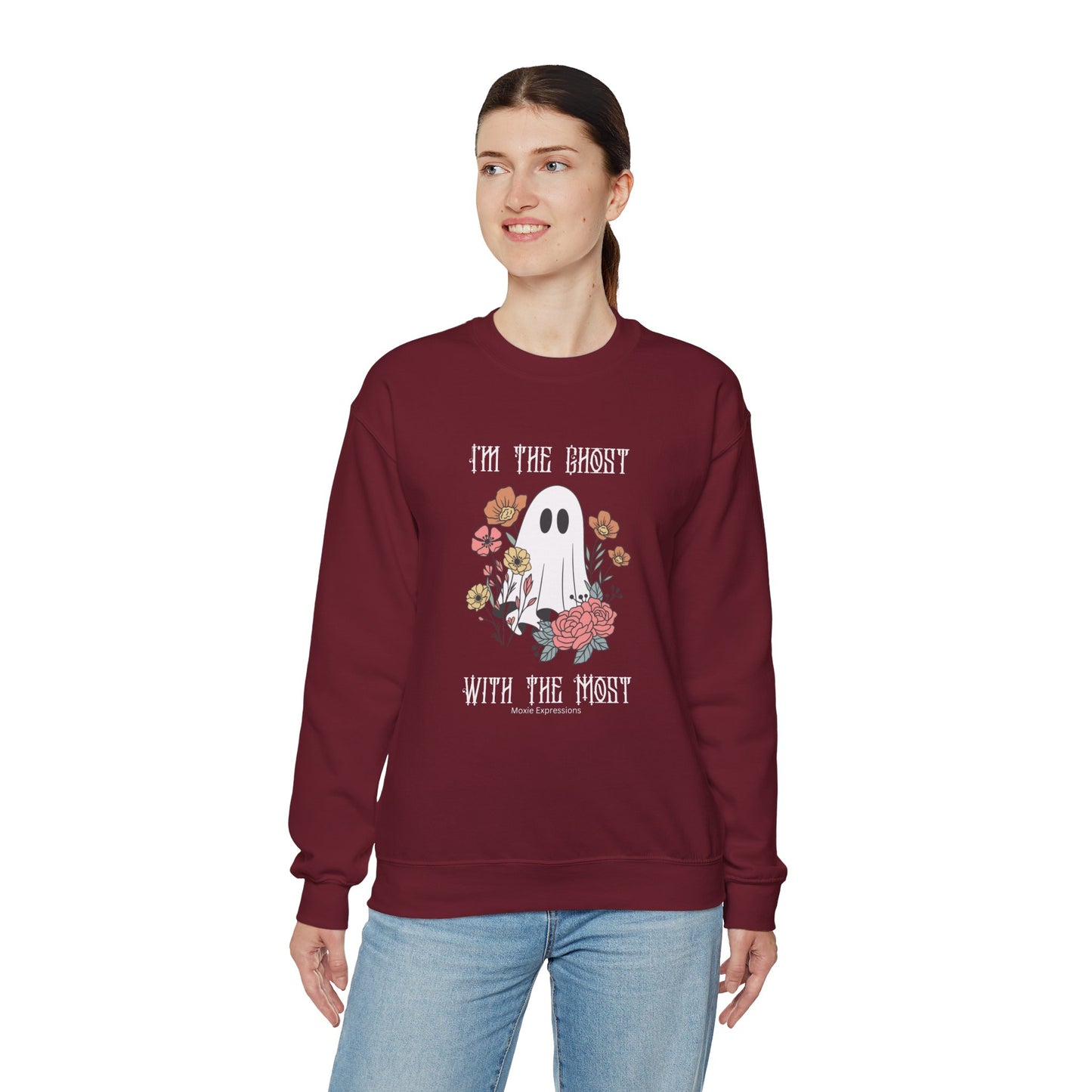 Ghost with the Most Unisex Crewneck Sweatshirt