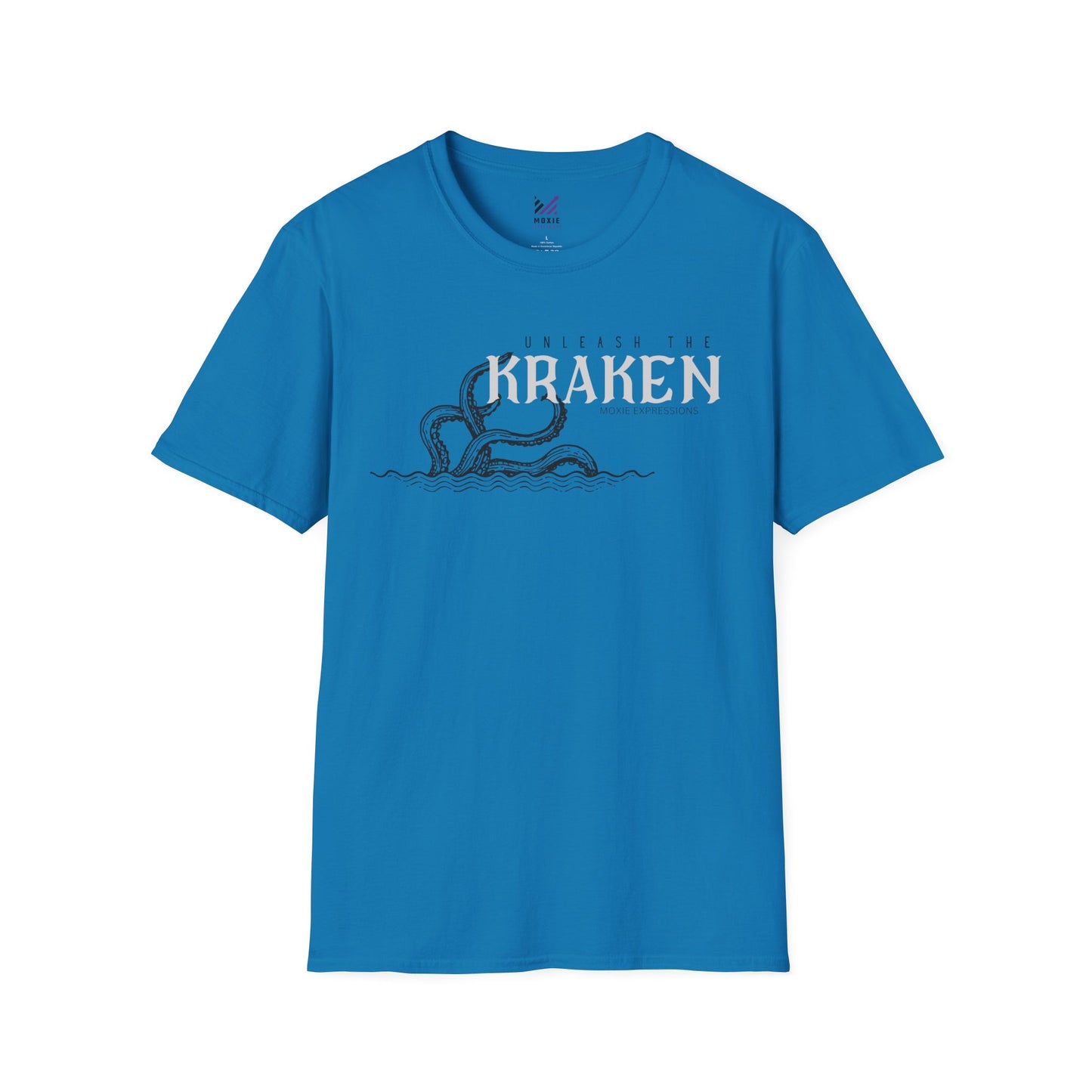 Kraken Storm Unisex Softstyle Crewneck T-Shirt