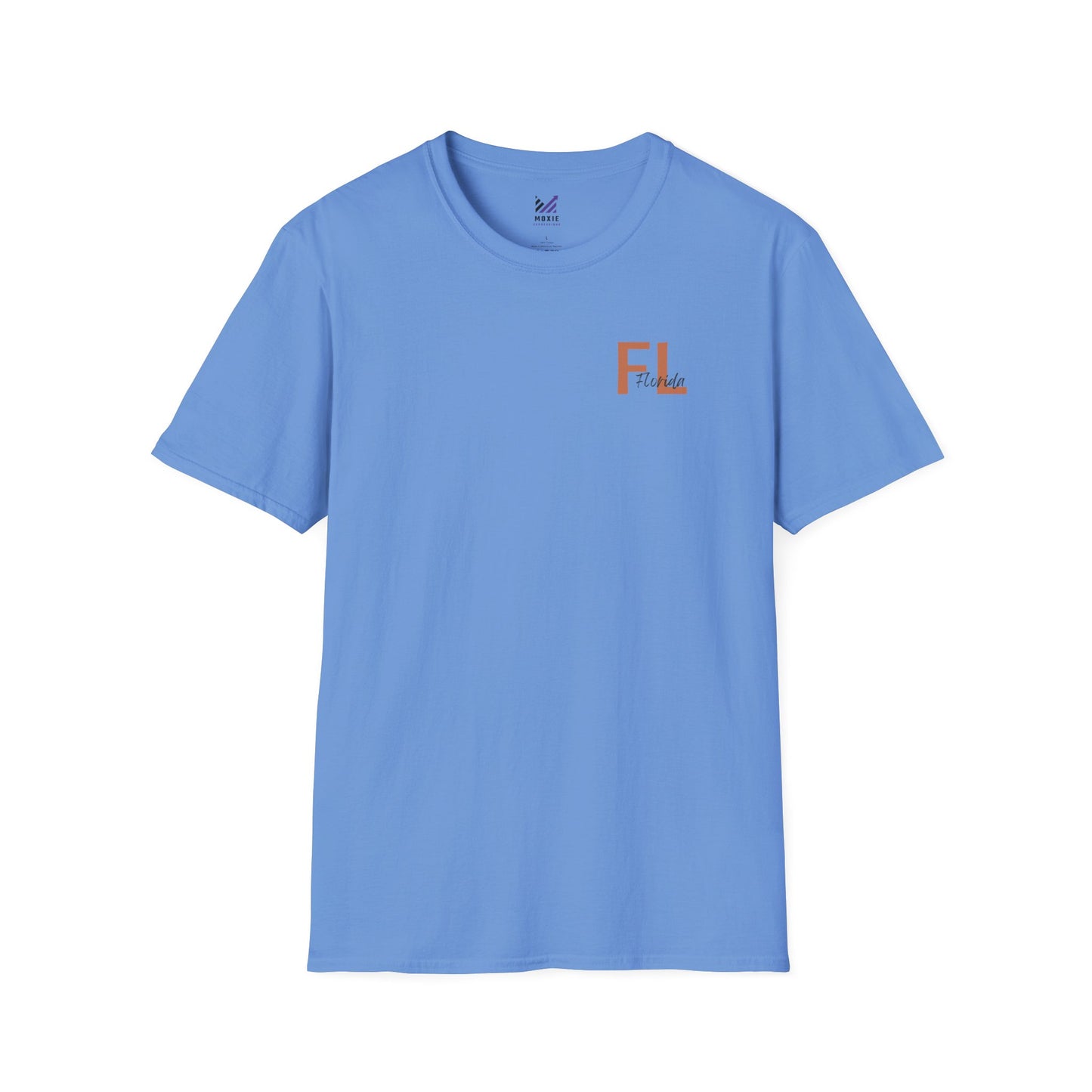 Florida Sunset Currents Unisex Softstyle Crewneck T-Shirt