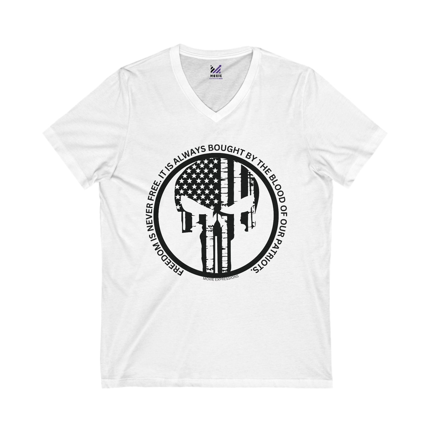 Patriot Protector Unisex Jersey Short Sleeve V-Neck Tee