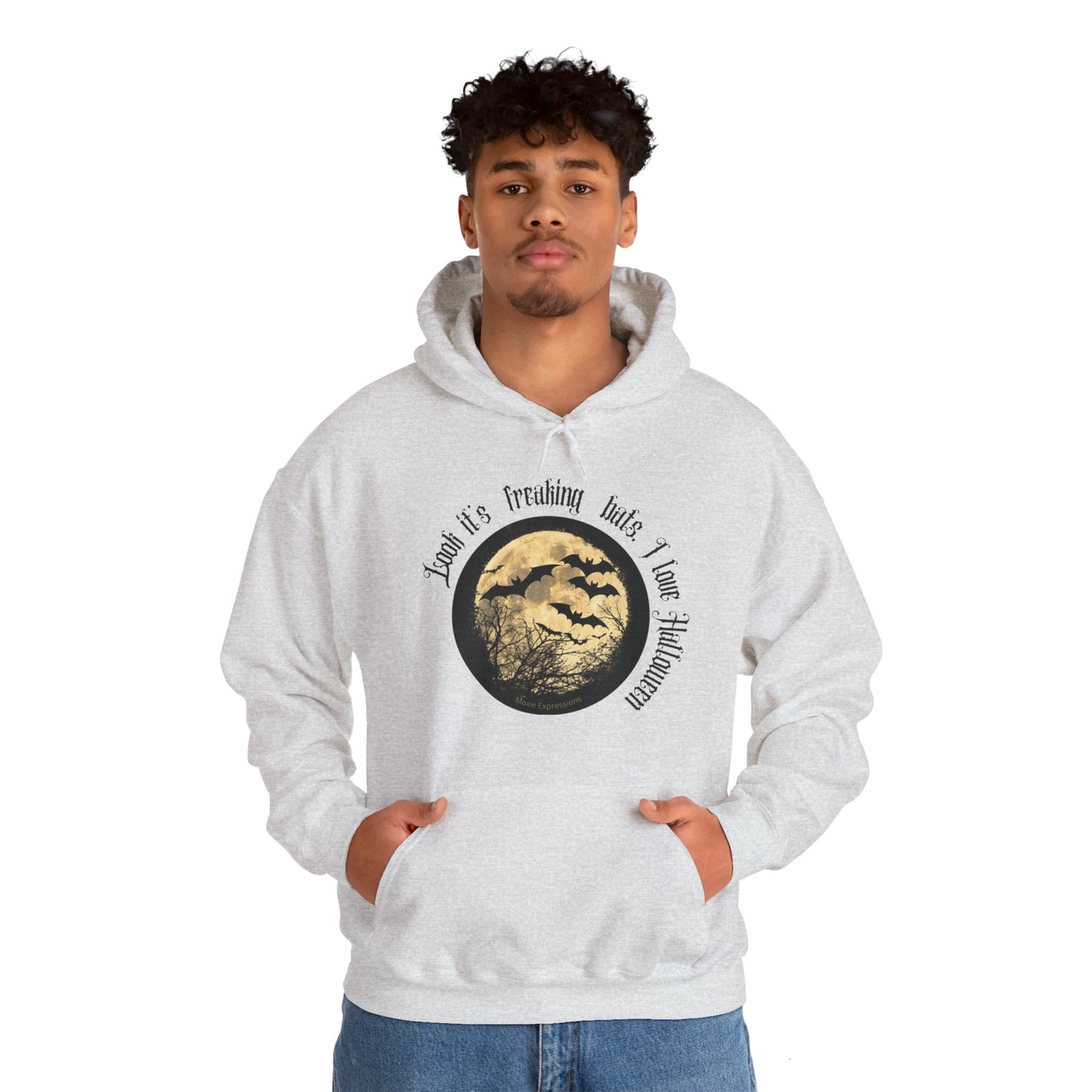 Twilight Bats Unisex Hooded Sweatshirt