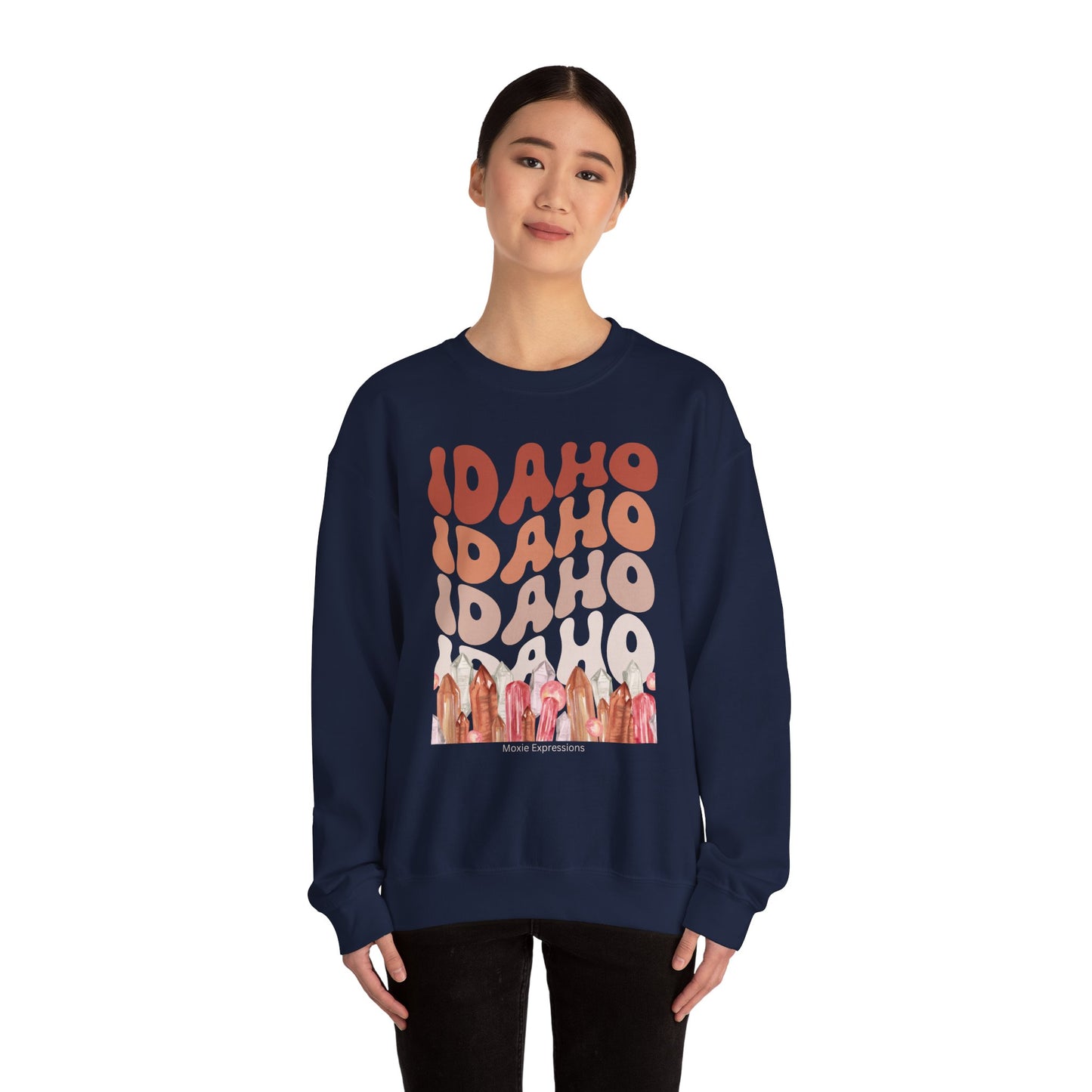 Idaho Gemstone Fusion Unisex Crewneck Sweatshirt